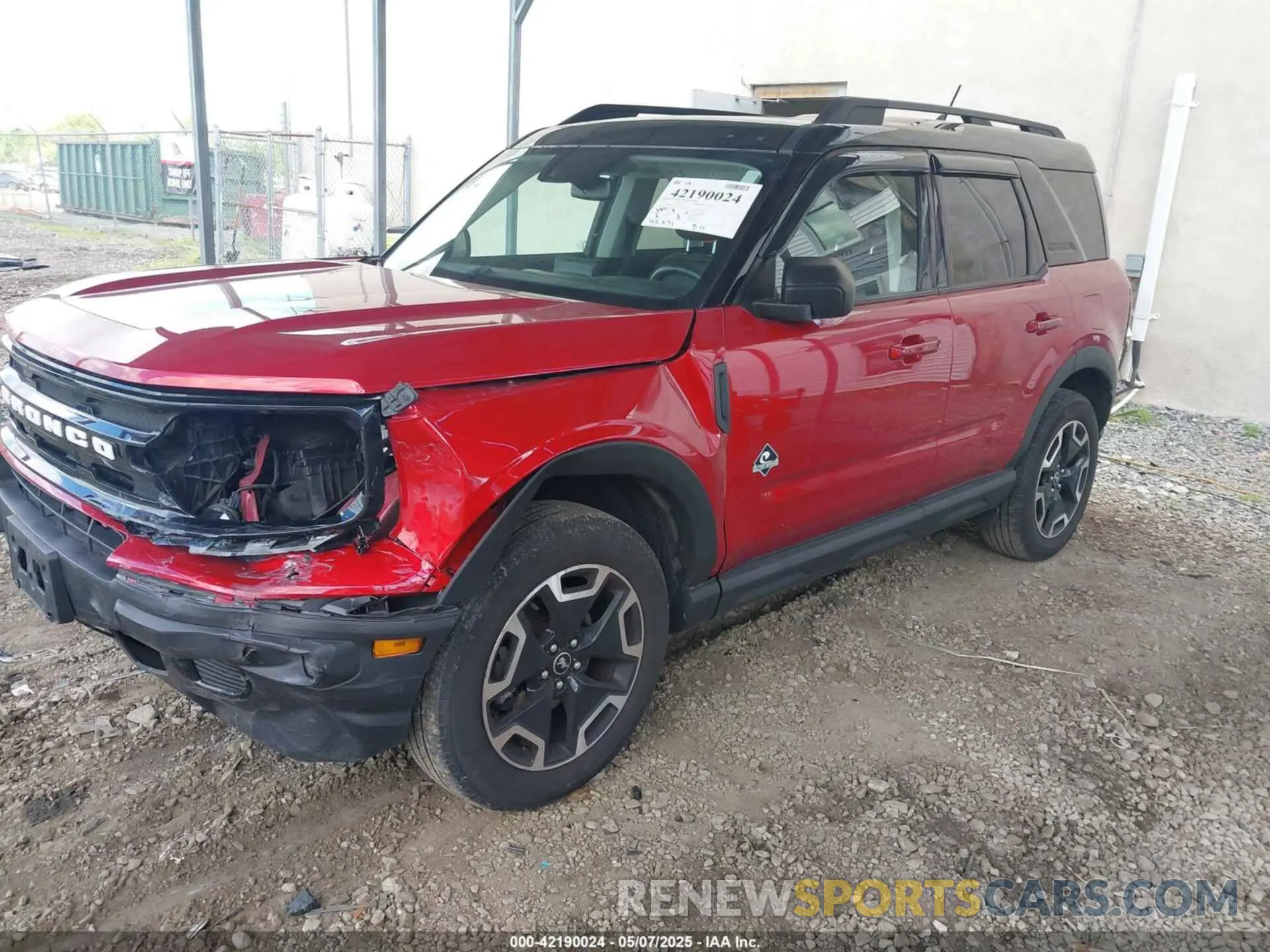 2 Photograph of a damaged car 3FMCR9C63MRB00151 FORD BRONCO SPORT 2021
