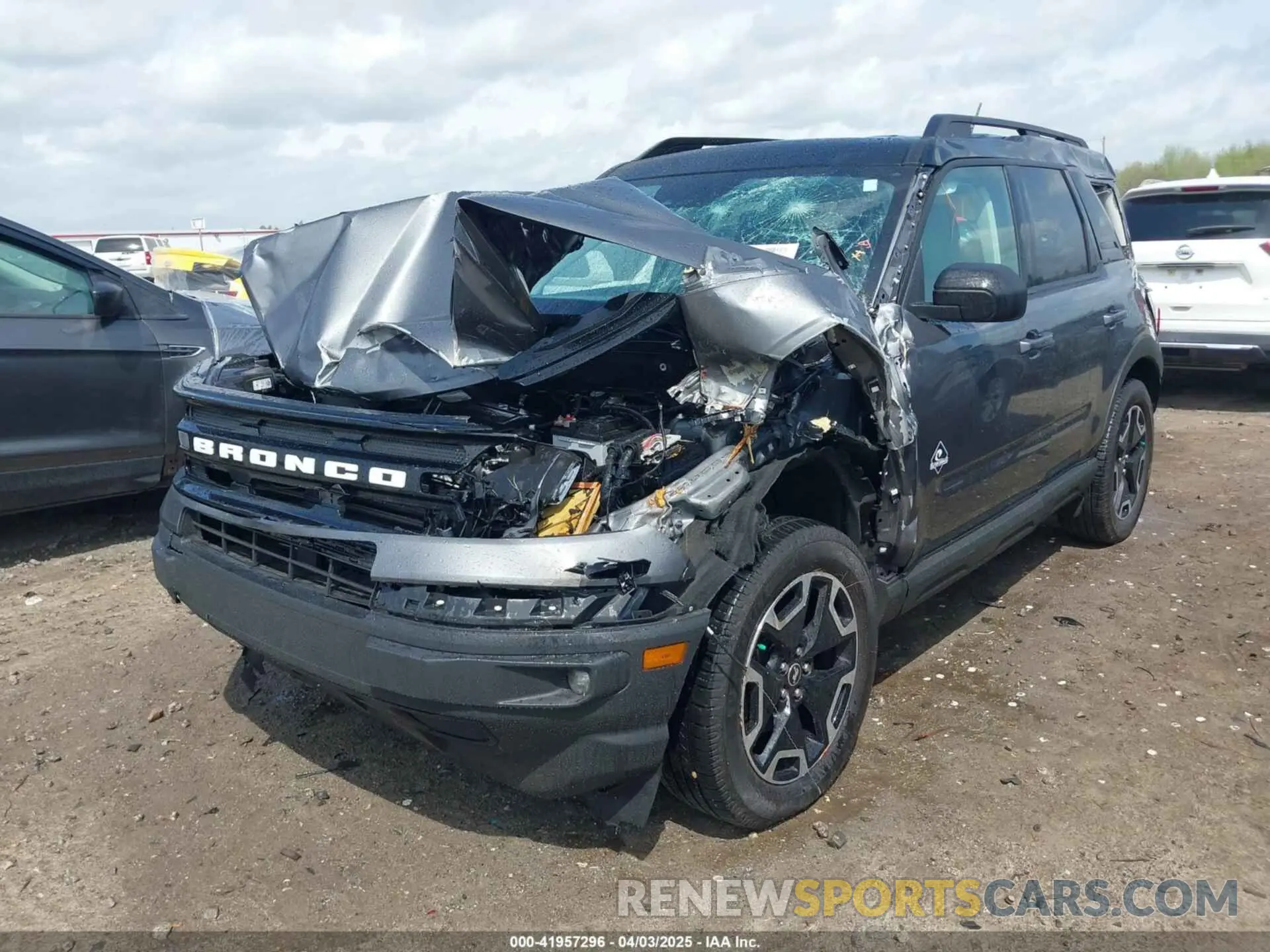 2 Photograph of a damaged car 3FMCR9C65MRA78864 FORD BRONCO SPORT 2021