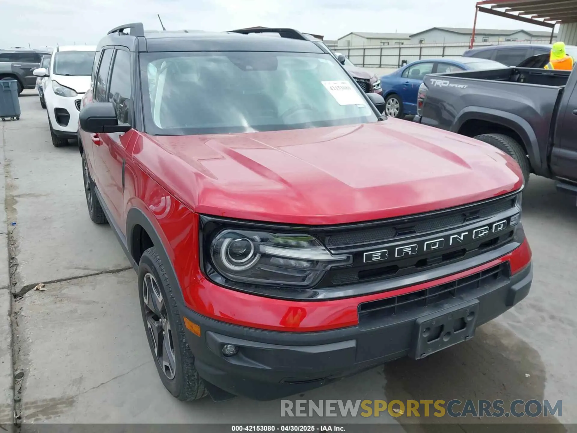 1 Photograph of a damaged car 3FMCR9C65MRA90402 FORD BRONCO SPORT 2021
