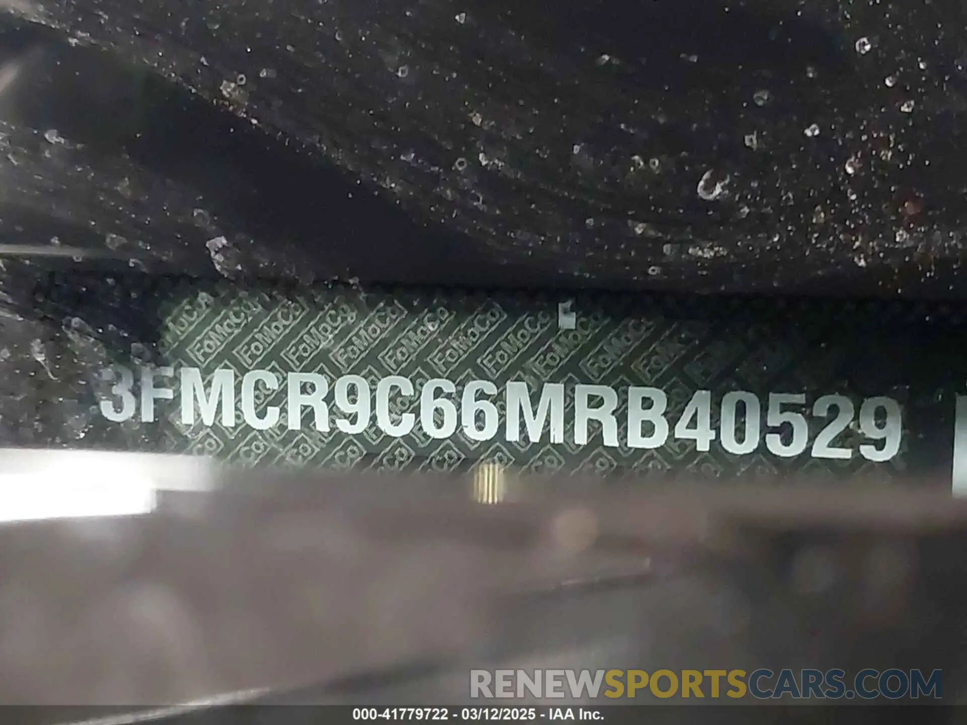 9 Photograph of a damaged car 3FMCR9C66MRB40529 FORD BRONCO SPORT 2021