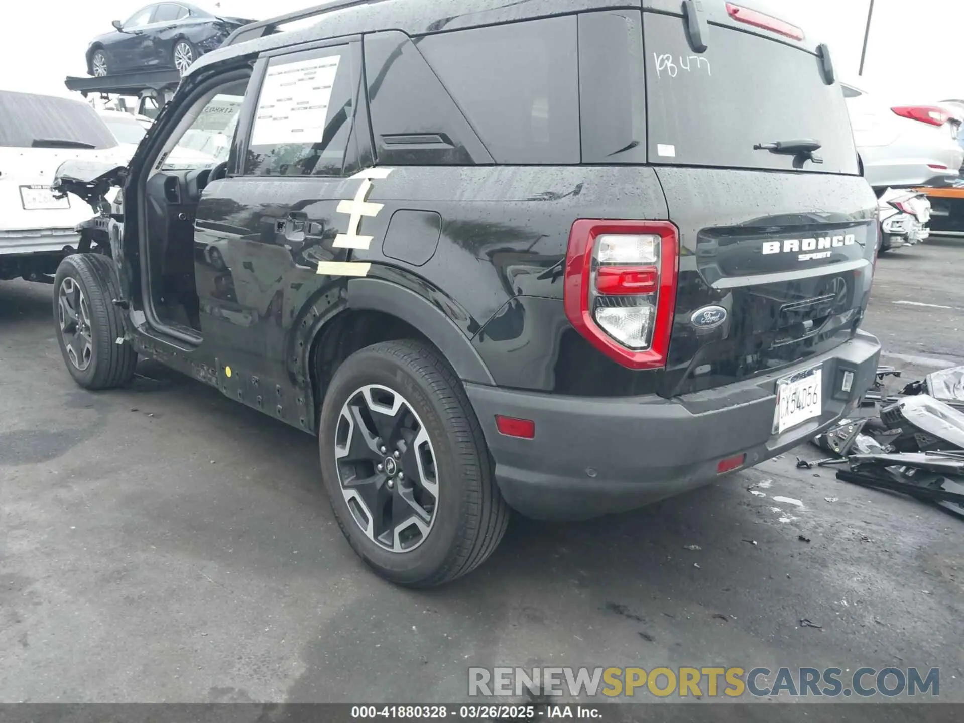 15 Photograph of a damaged car 3FMCR9C69MRB03555 FORD BRONCO SPORT 2021