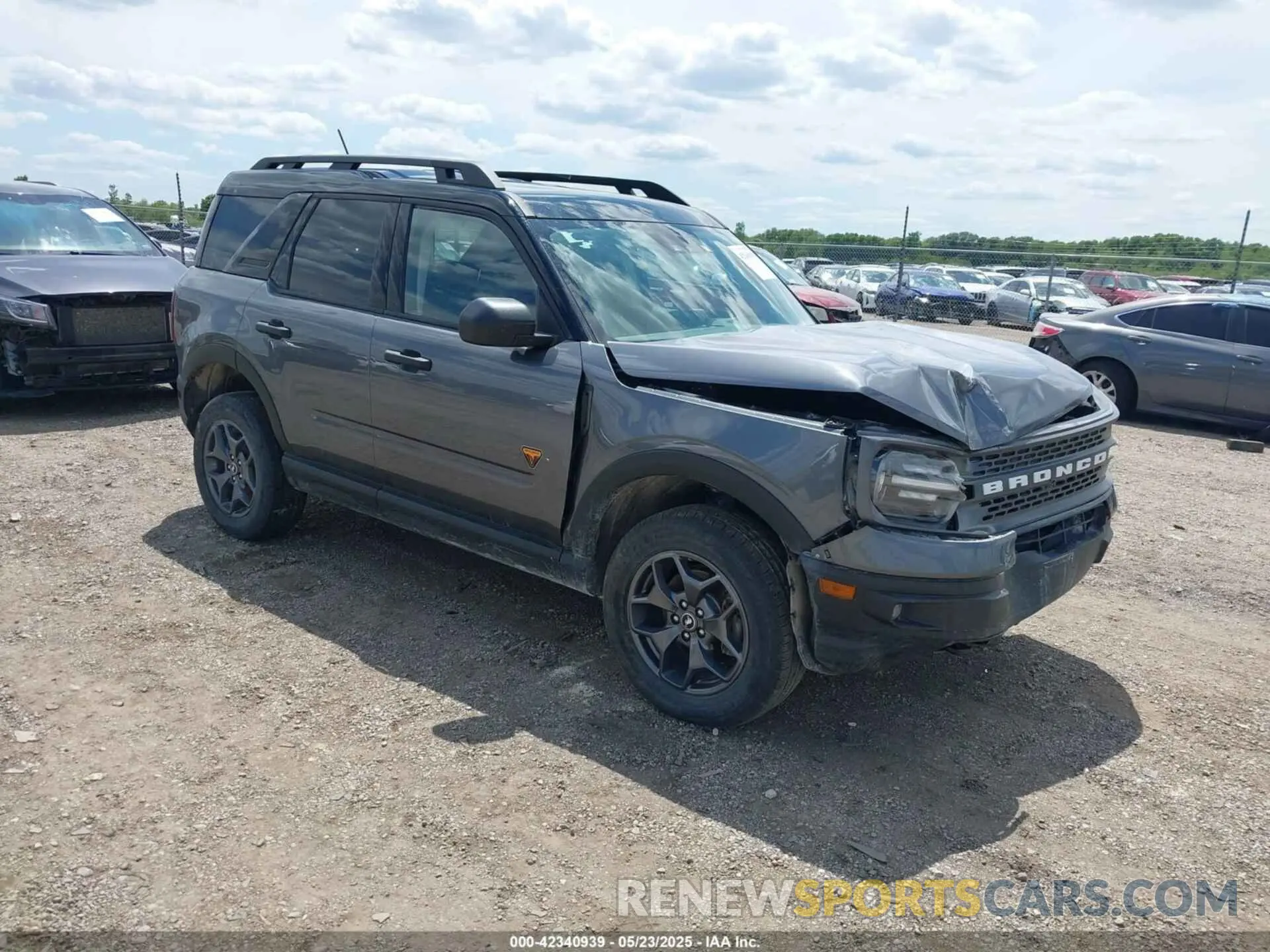 1 Photograph of a damaged car 3FMCR9D93MRA58427 FORD BRONCO SPORT 2021