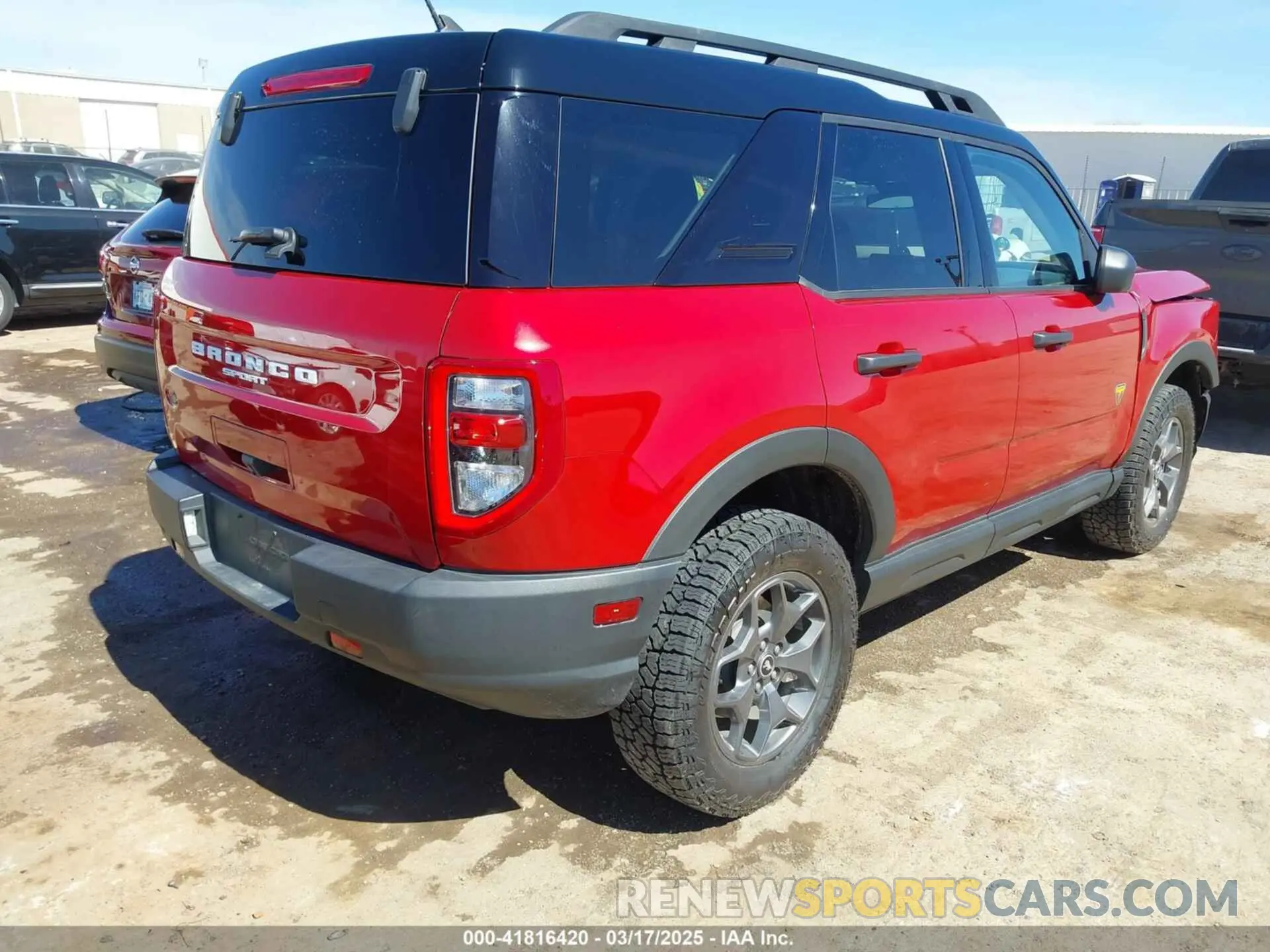 4 Photograph of a damaged car 3FMCR9D93MRA64230 FORD BRONCO SPORT 2021
