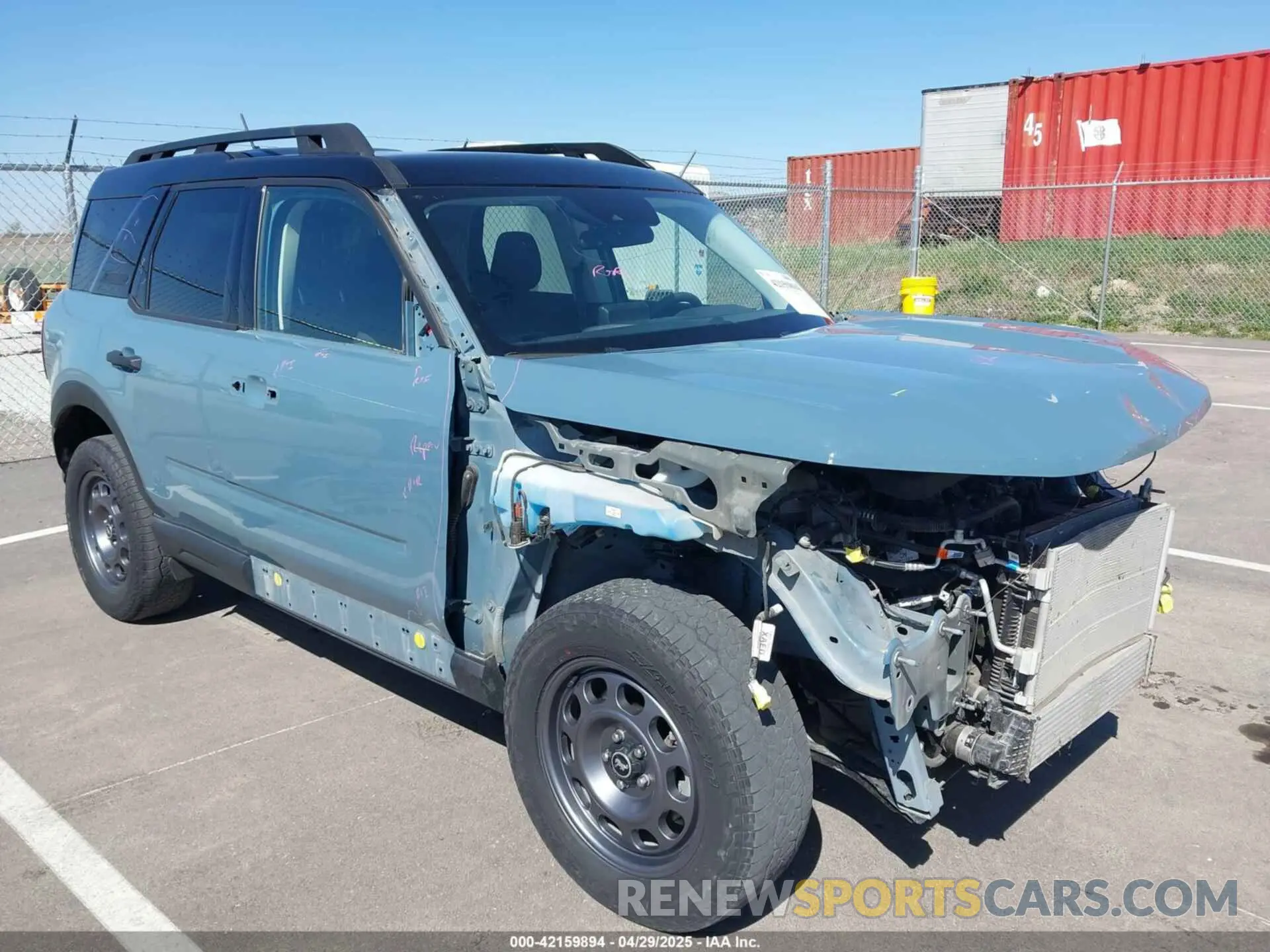1 Photograph of a damaged car 3FMCR9D95MRA07401 FORD BRONCO SPORT 2021