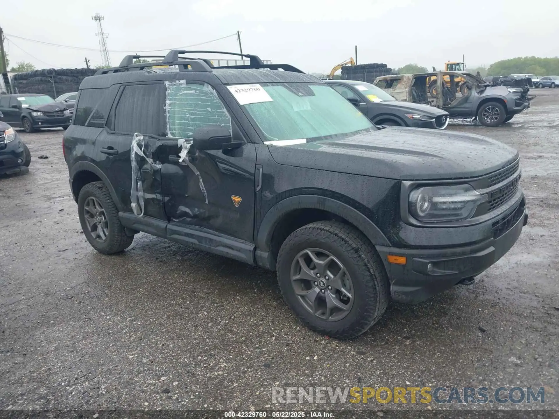 1 Photograph of a damaged car 3FMCR9D95MRB36240 FORD BRONCO SPORT 2021