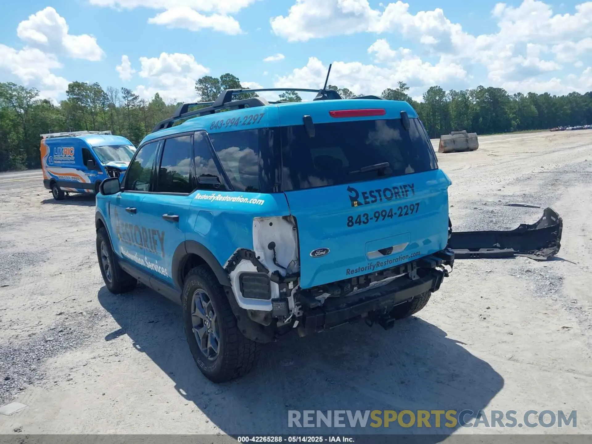 3 Photograph of a damaged car 3FMCR9D96MRA64190 FORD BRONCO SPORT 2021