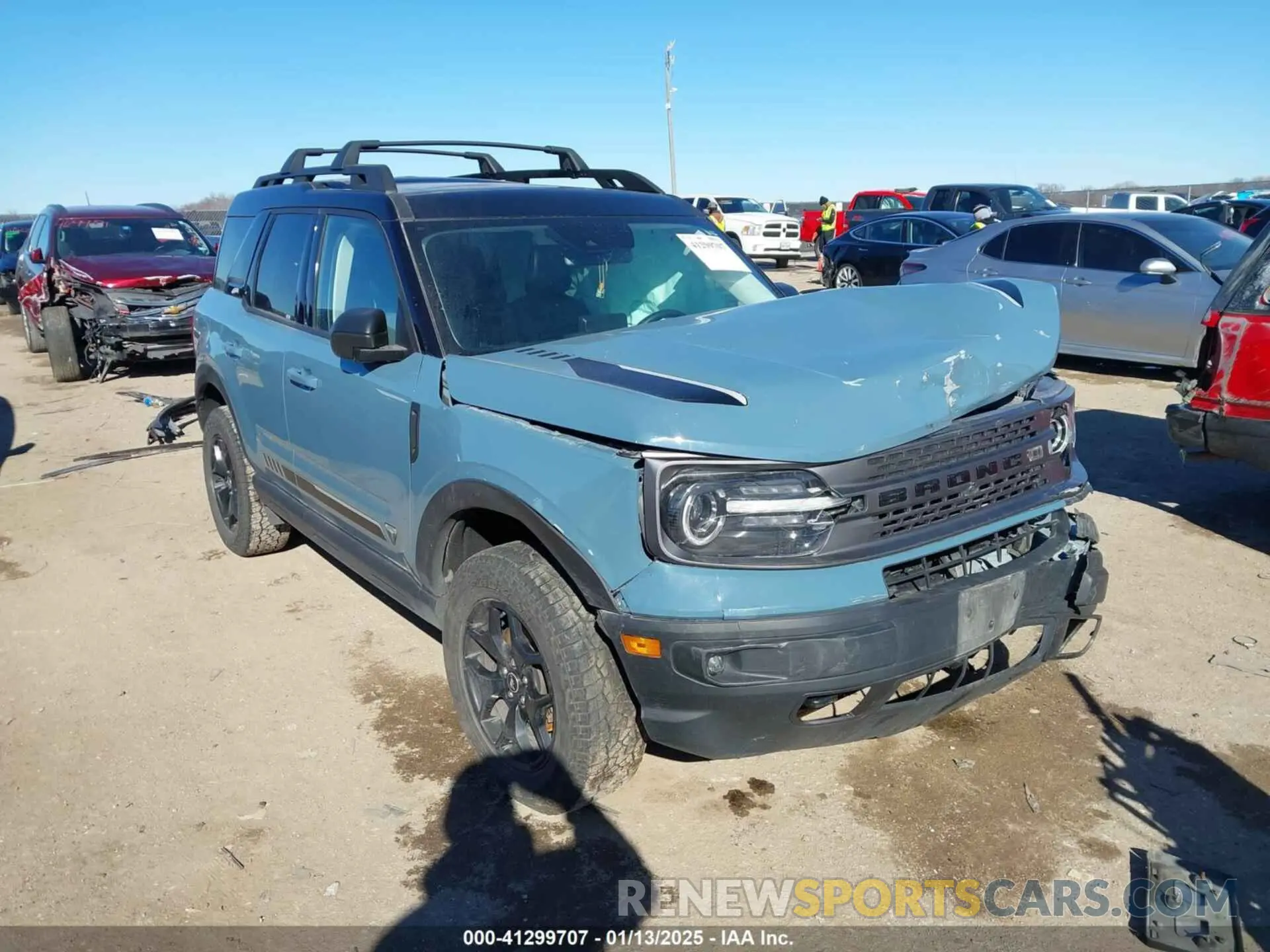 1 Photograph of a damaged car 3FMCR9F90MRA13507 FORD BRONCO SPORT 2021