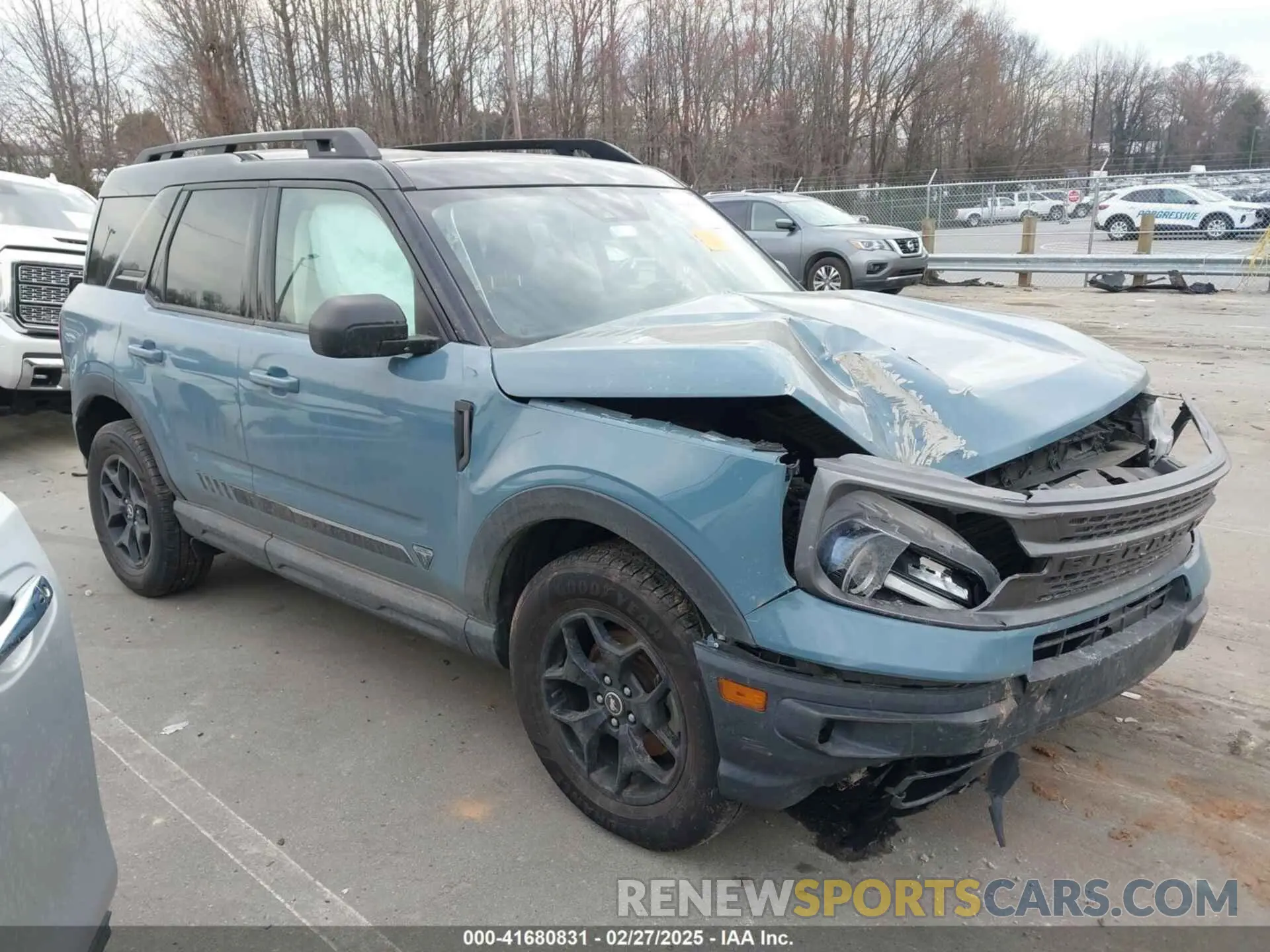 1 Photograph of a damaged car 3FMCR9F9XMRA50242 FORD BRONCO SPORT 2021