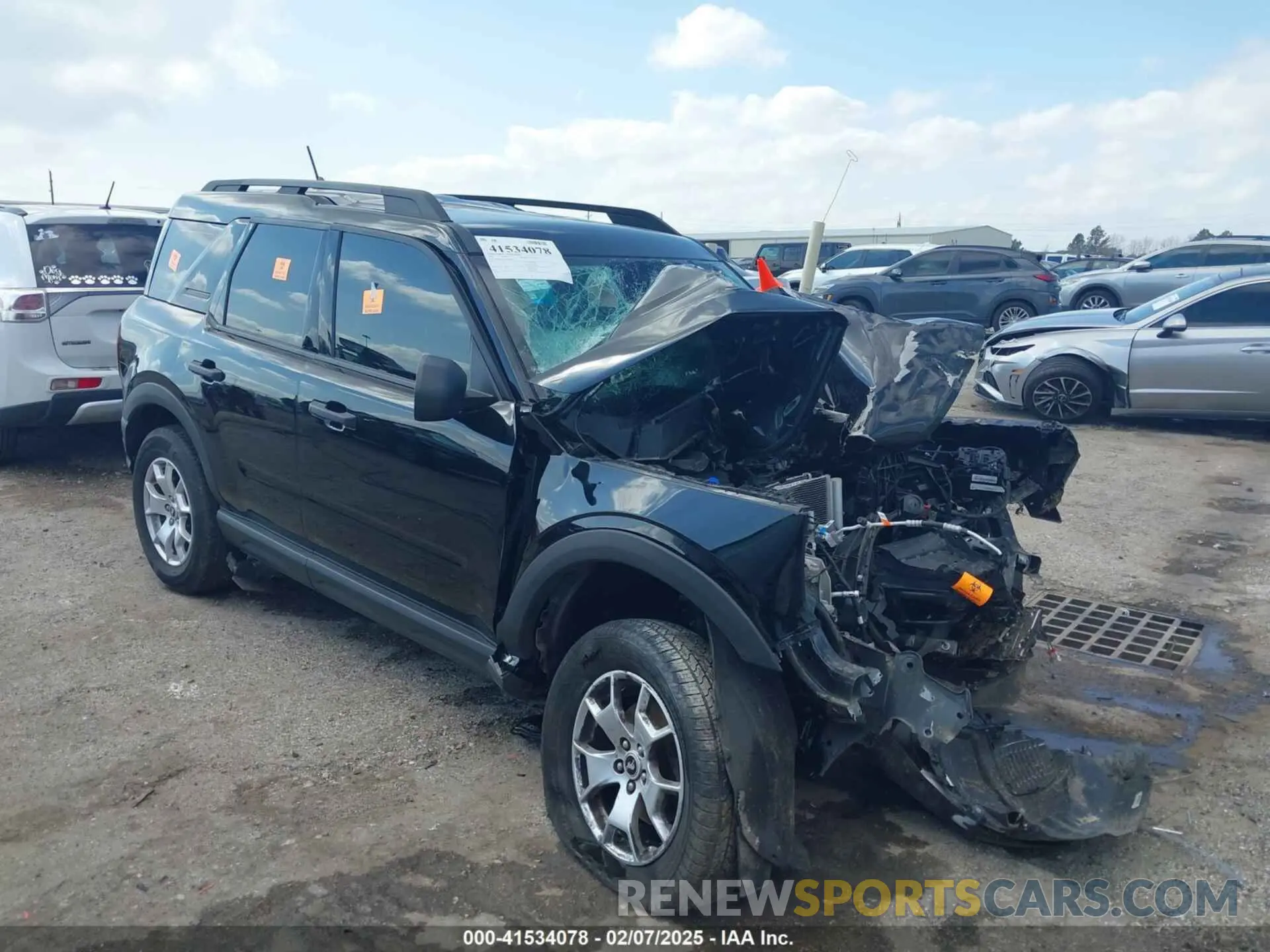 1 Photograph of a damaged car 3FMCR9A65NRE00293 FORD BRONCO SPORT 2022
