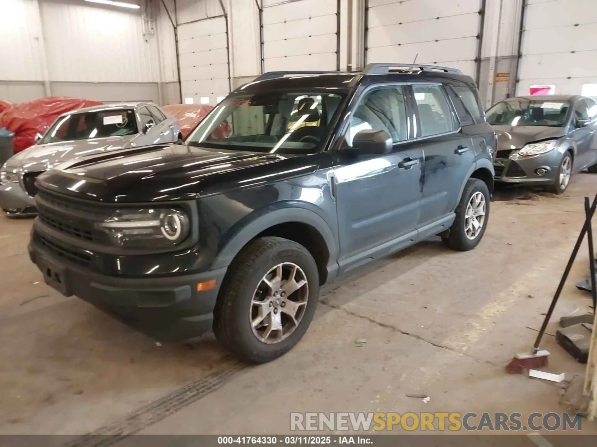 2 Photograph of a damaged car 3FMCR9A69NRD30989 FORD BRONCO SPORT 2022