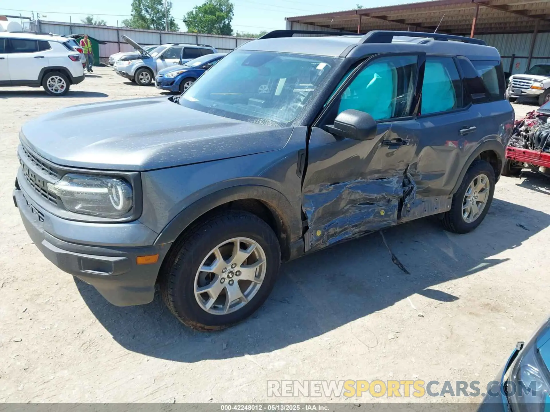 2 Photograph of a damaged car 3FMCR9A6XNRD81059 FORD BRONCO SPORT 2022