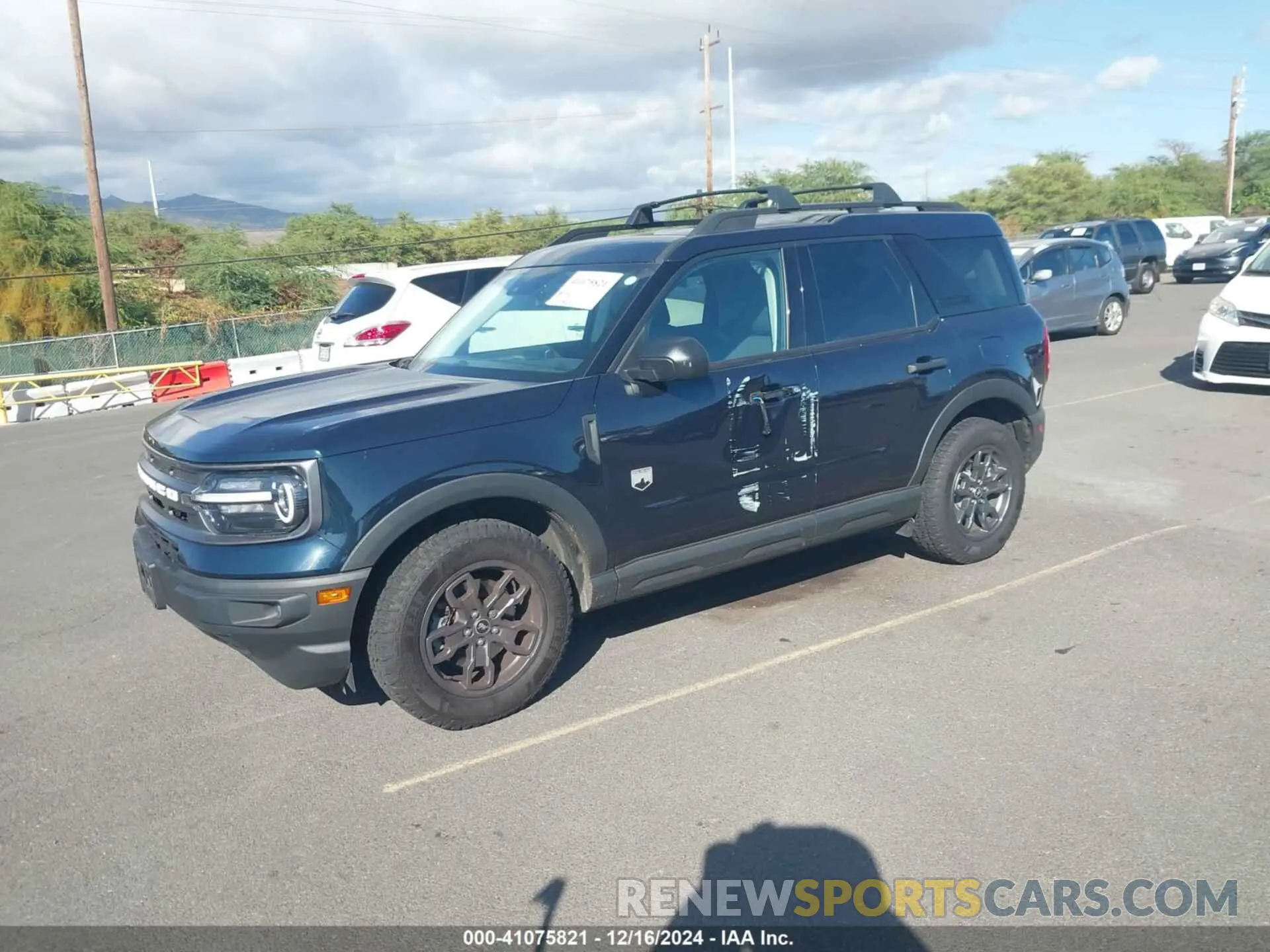 2 Photograph of a damaged car 3FMCR9B60NRD43788 FORD BRONCO SPORT 2022