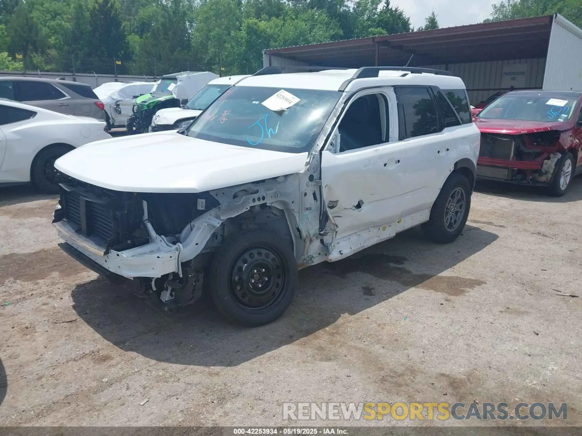 2 Photograph of a damaged car 3FMCR9B60NRE09790 FORD BRONCO SPORT 2022