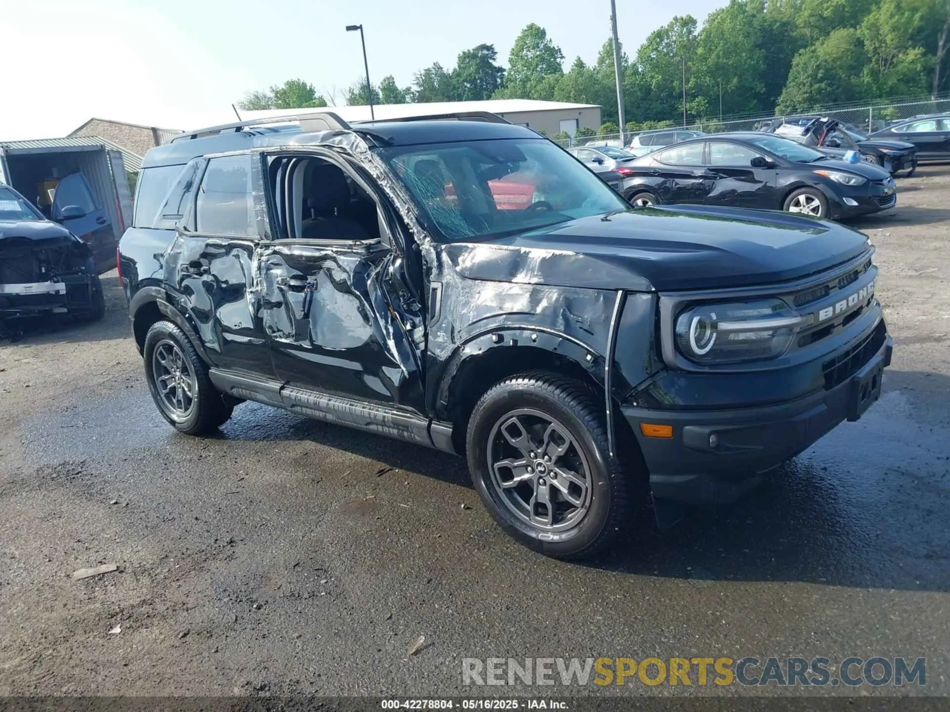 1 Photograph of a damaged car 3FMCR9B60NRE21101 FORD BRONCO SPORT 2022