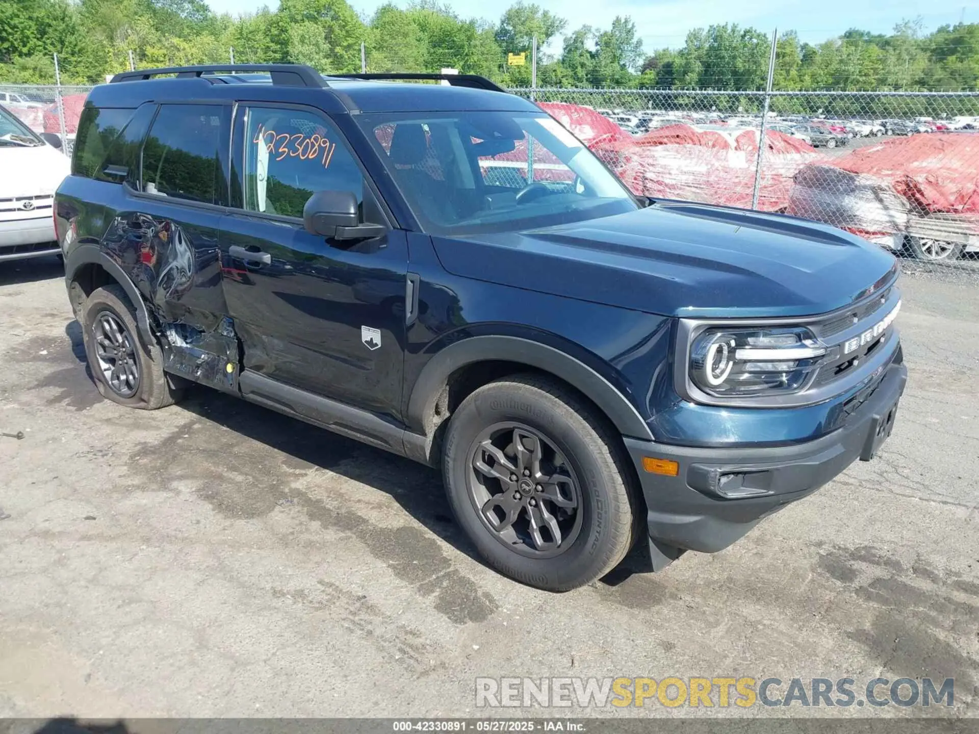 1 Photograph of a damaged car 3FMCR9B61NRE09717 FORD BRONCO SPORT 2022