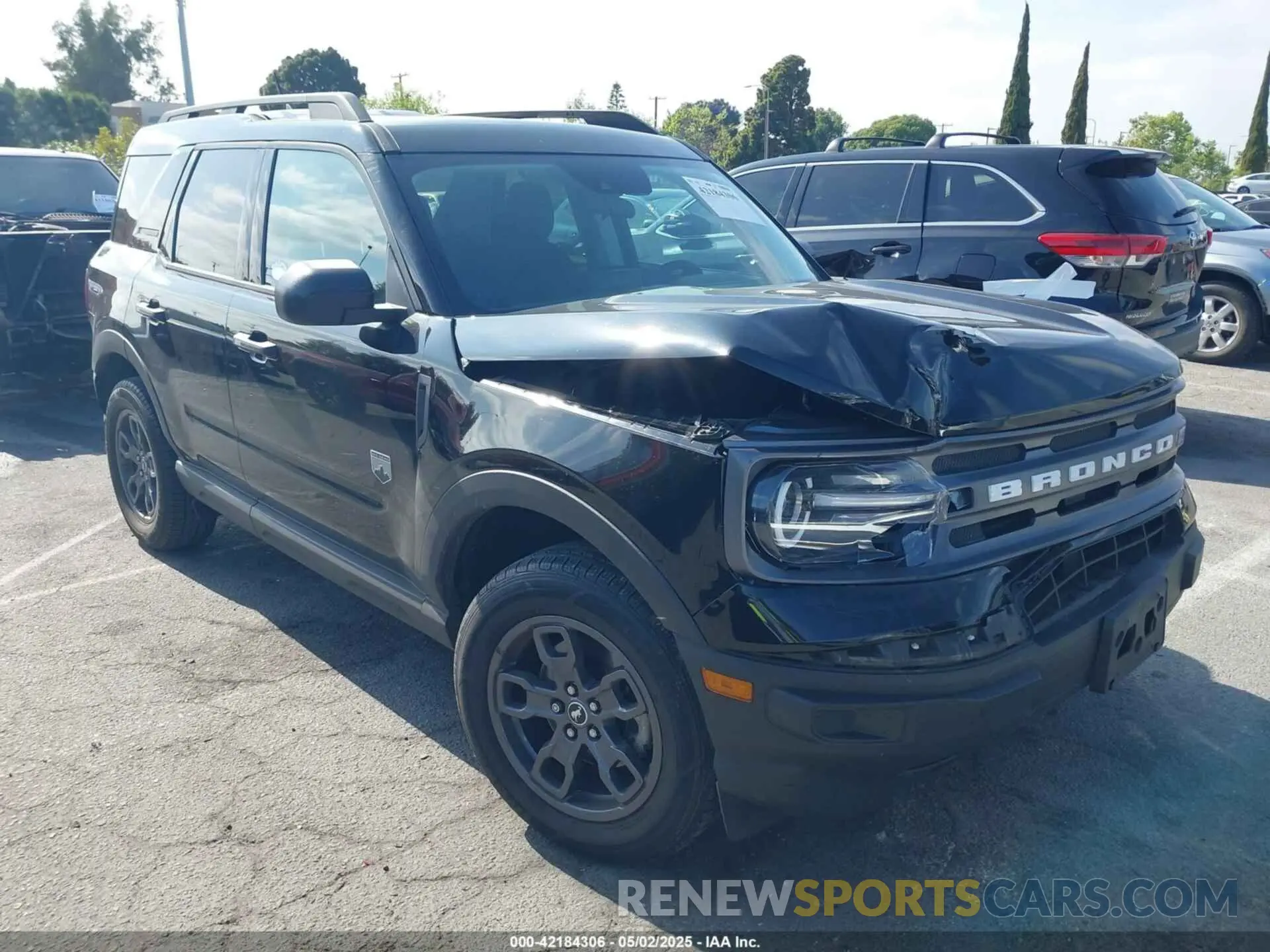 1 Photograph of a damaged car 3FMCR9B61NRE17512 FORD BRONCO SPORT 2022