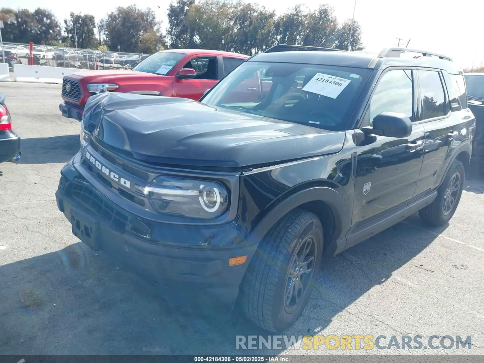 2 Photograph of a damaged car 3FMCR9B61NRE17512 FORD BRONCO SPORT 2022