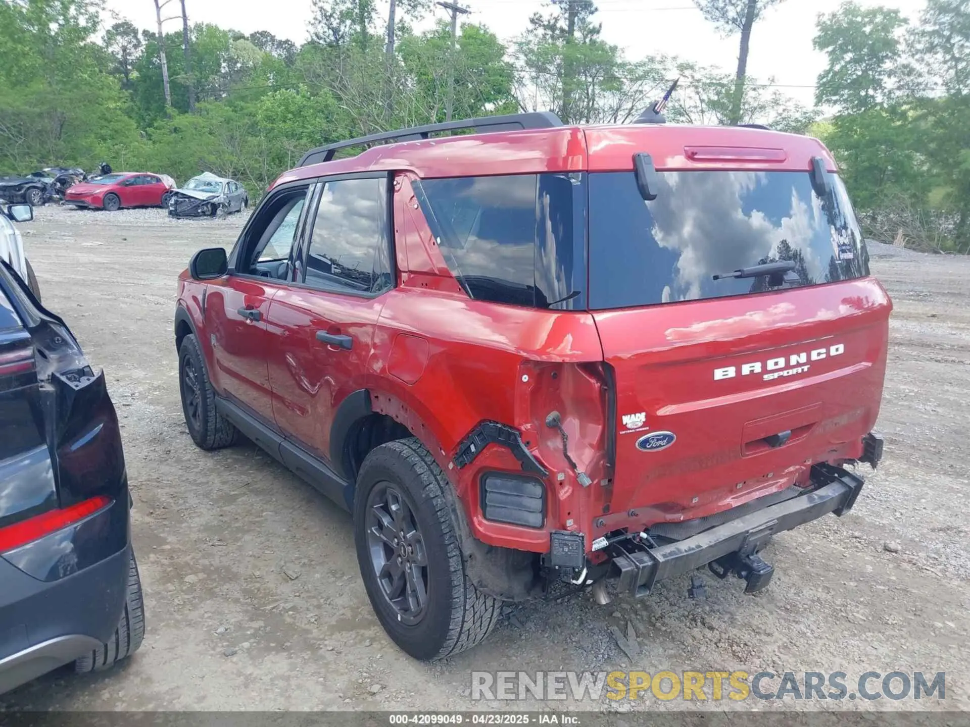 3 Photograph of a damaged car 3FMCR9B62NRE02789 FORD BRONCO SPORT 2022
