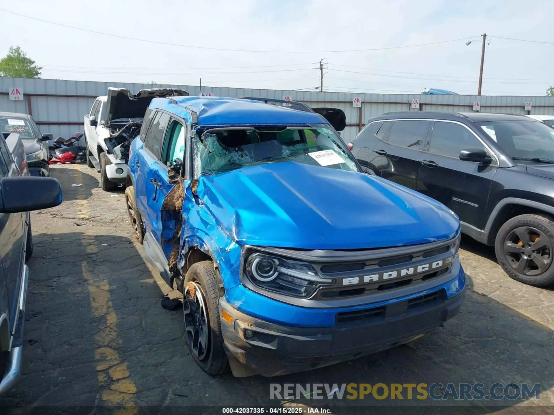 1 Photograph of a damaged car 3FMCR9B63NRD58754 FORD BRONCO SPORT 2022
