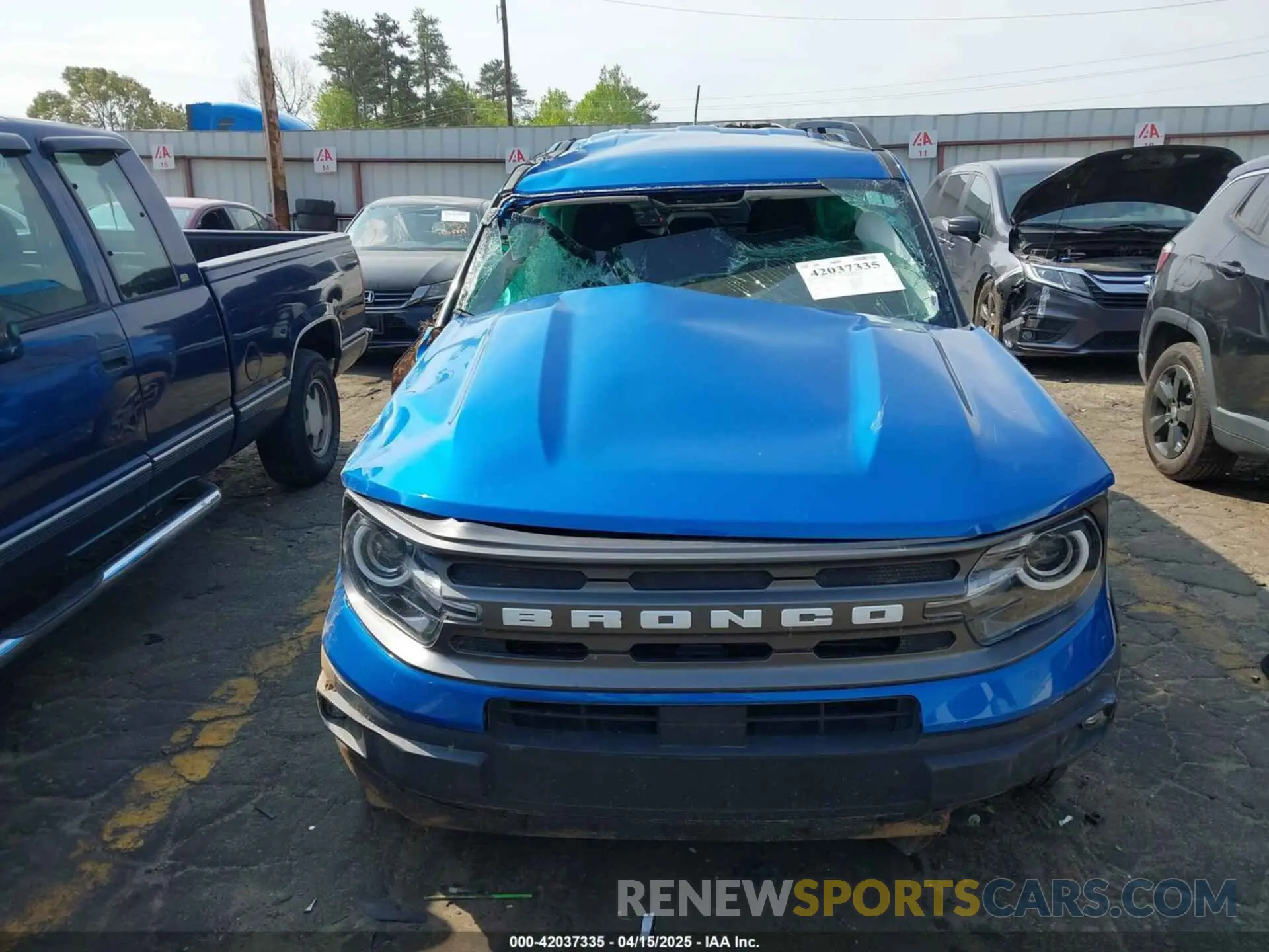 11 Photograph of a damaged car 3FMCR9B63NRD58754 FORD BRONCO SPORT 2022