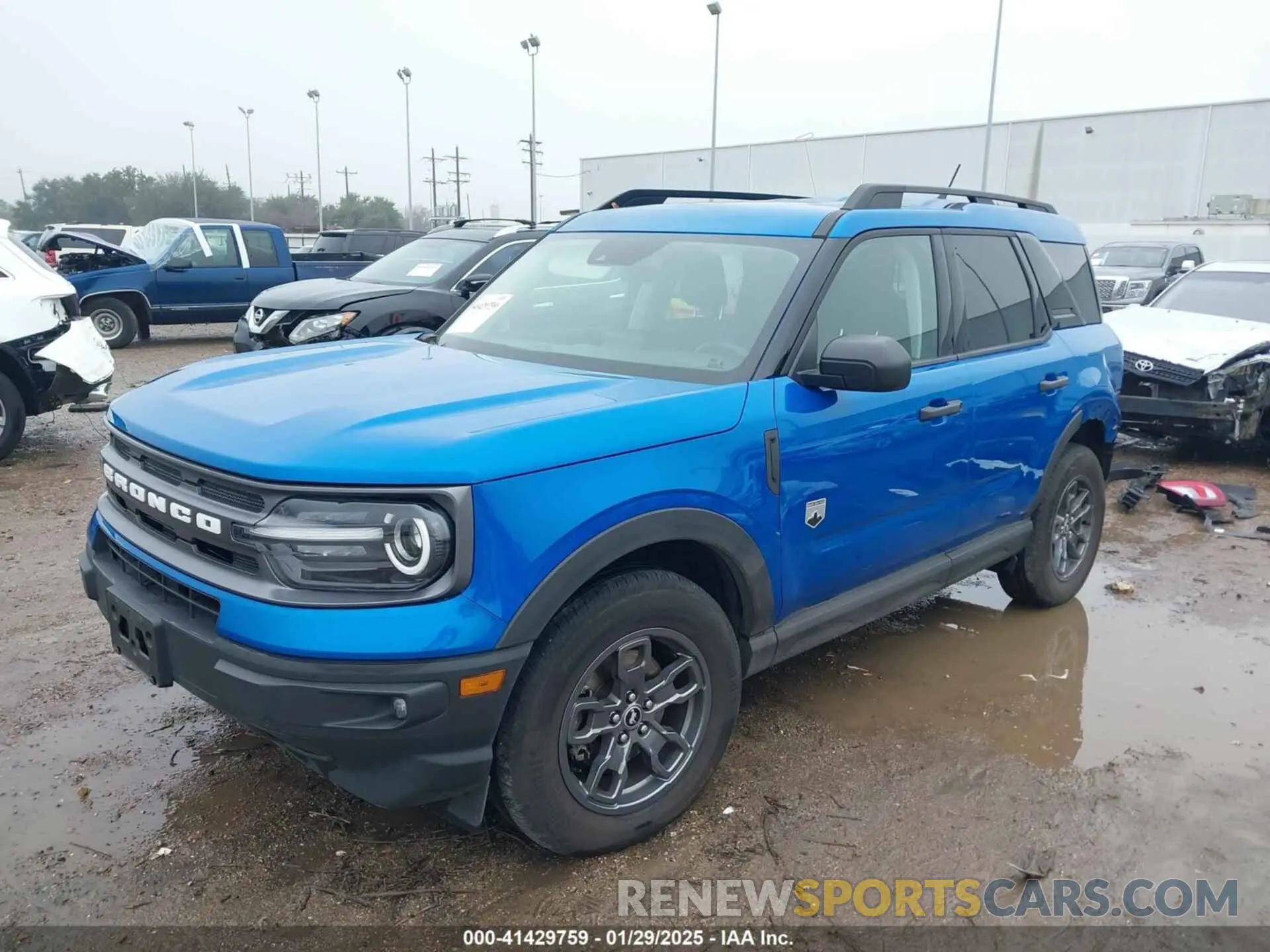2 Photograph of a damaged car 3FMCR9B64NRE03619 FORD BRONCO SPORT 2022
