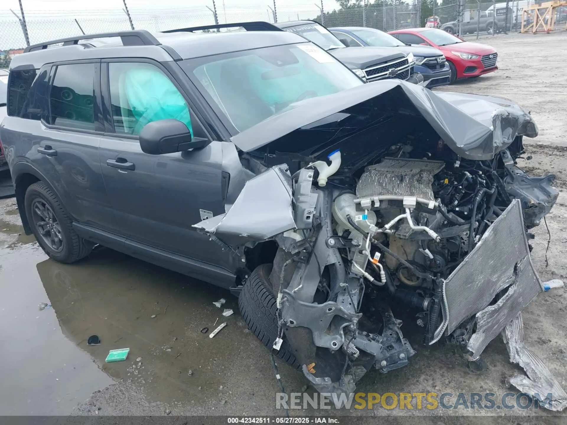 1 Photograph of a damaged car 3FMCR9B65NRD41681 FORD BRONCO SPORT 2022