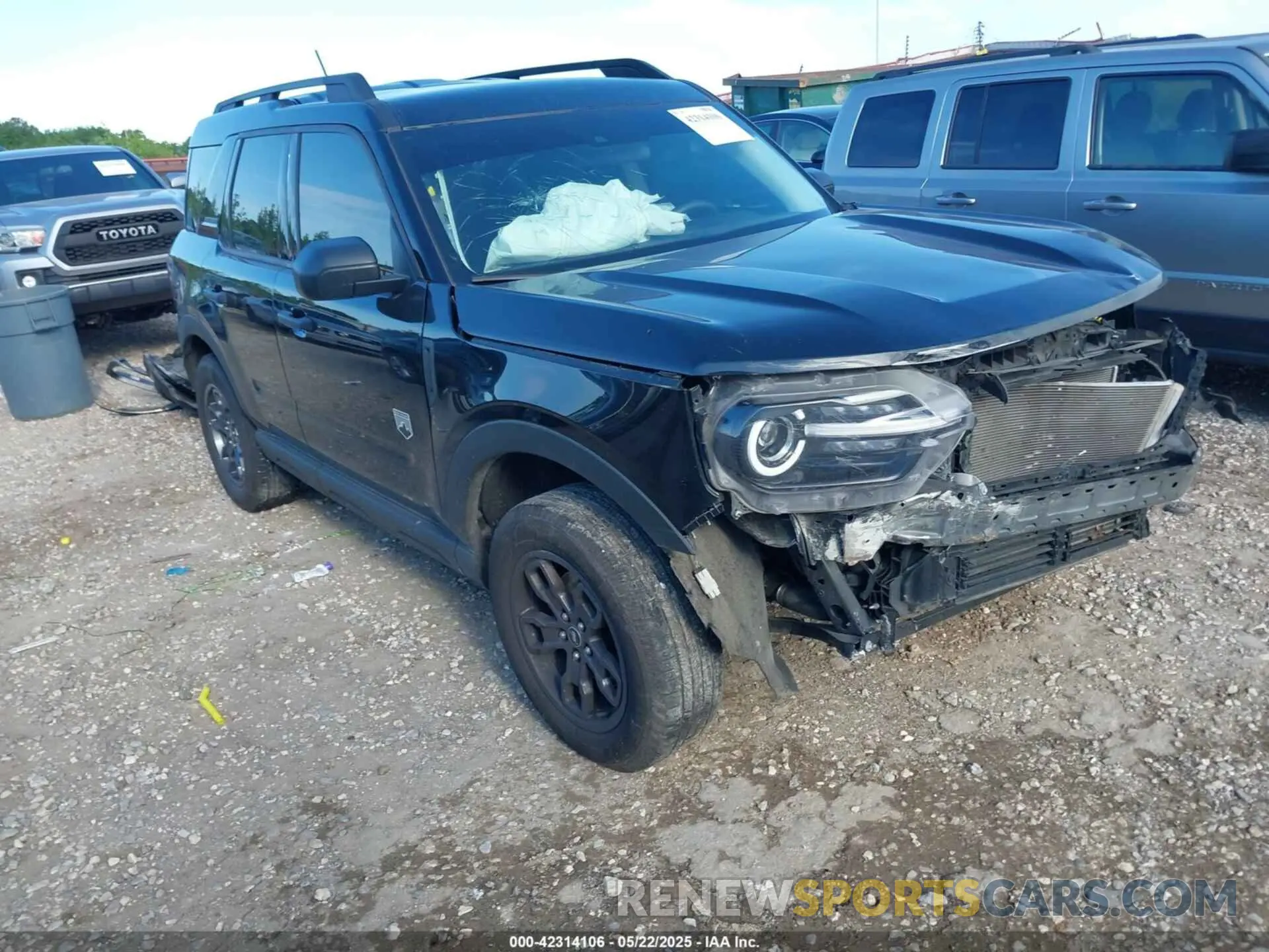 1 Photograph of a damaged car 3FMCR9B65NRE05170 FORD BRONCO SPORT 2022