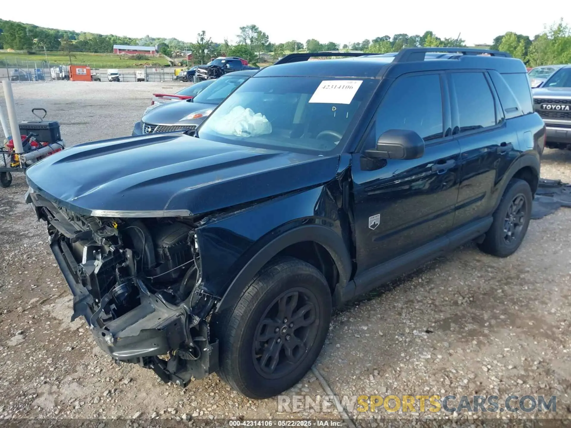 2 Photograph of a damaged car 3FMCR9B65NRE05170 FORD BRONCO SPORT 2022