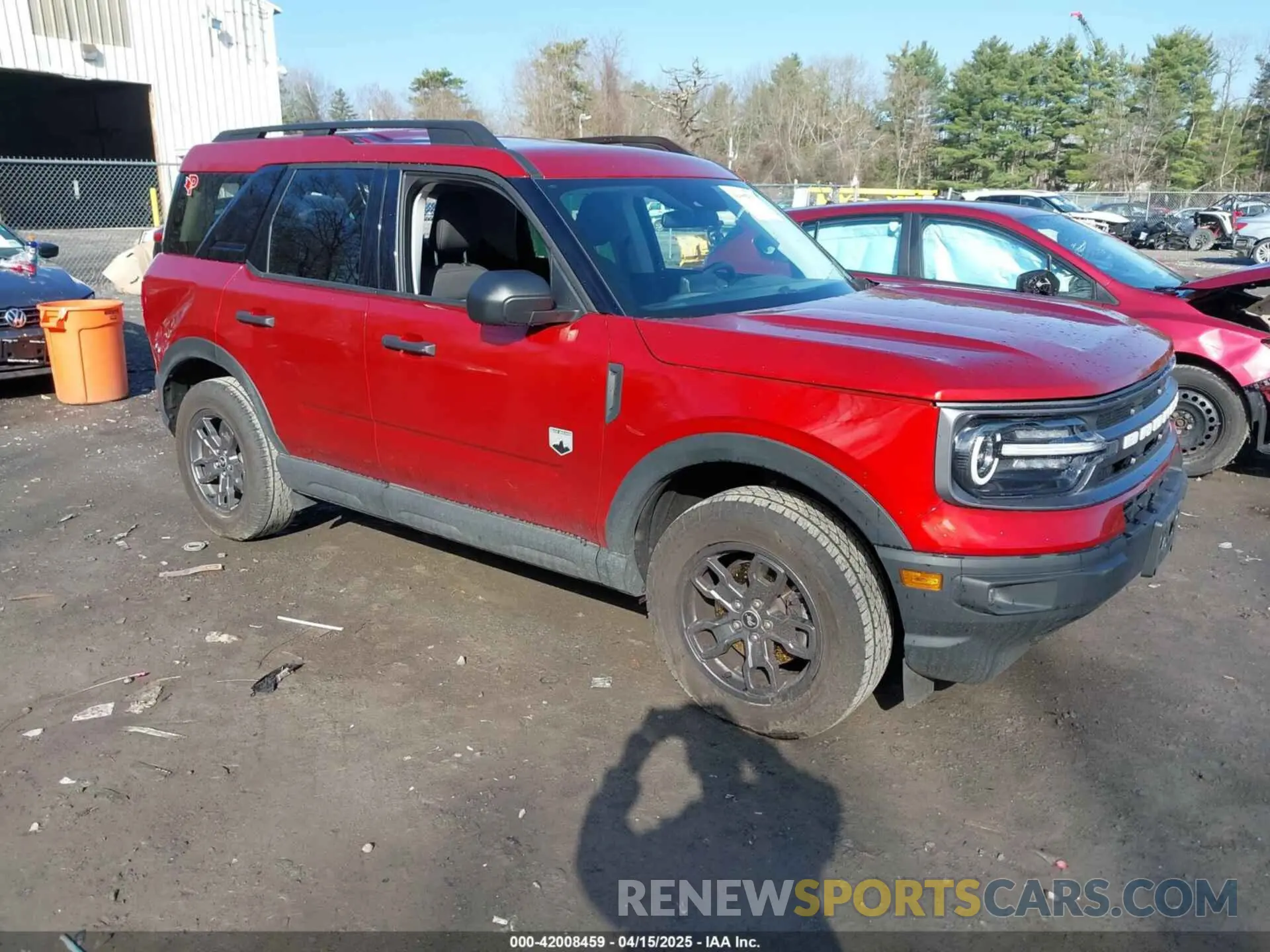 1 Photograph of a damaged car 3FMCR9B65NRE18601 FORD BRONCO SPORT 2022