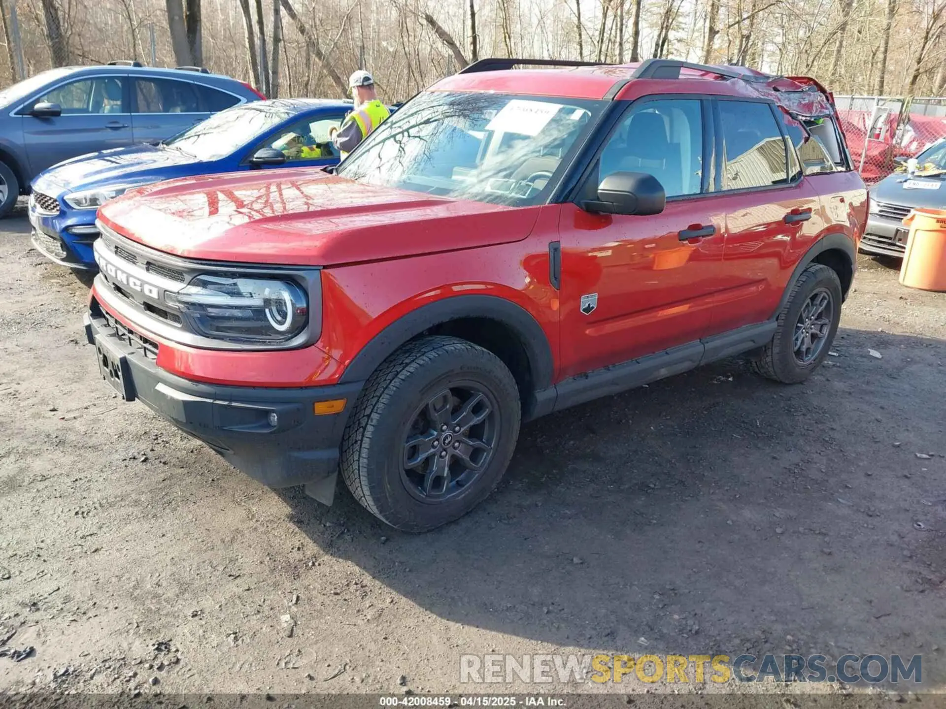 2 Photograph of a damaged car 3FMCR9B65NRE18601 FORD BRONCO SPORT 2022