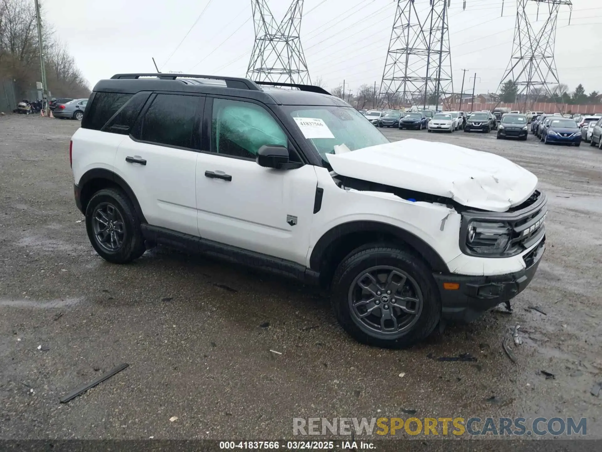 1 Photograph of a damaged car 3FMCR9B66NRD07748 FORD BRONCO SPORT 2022