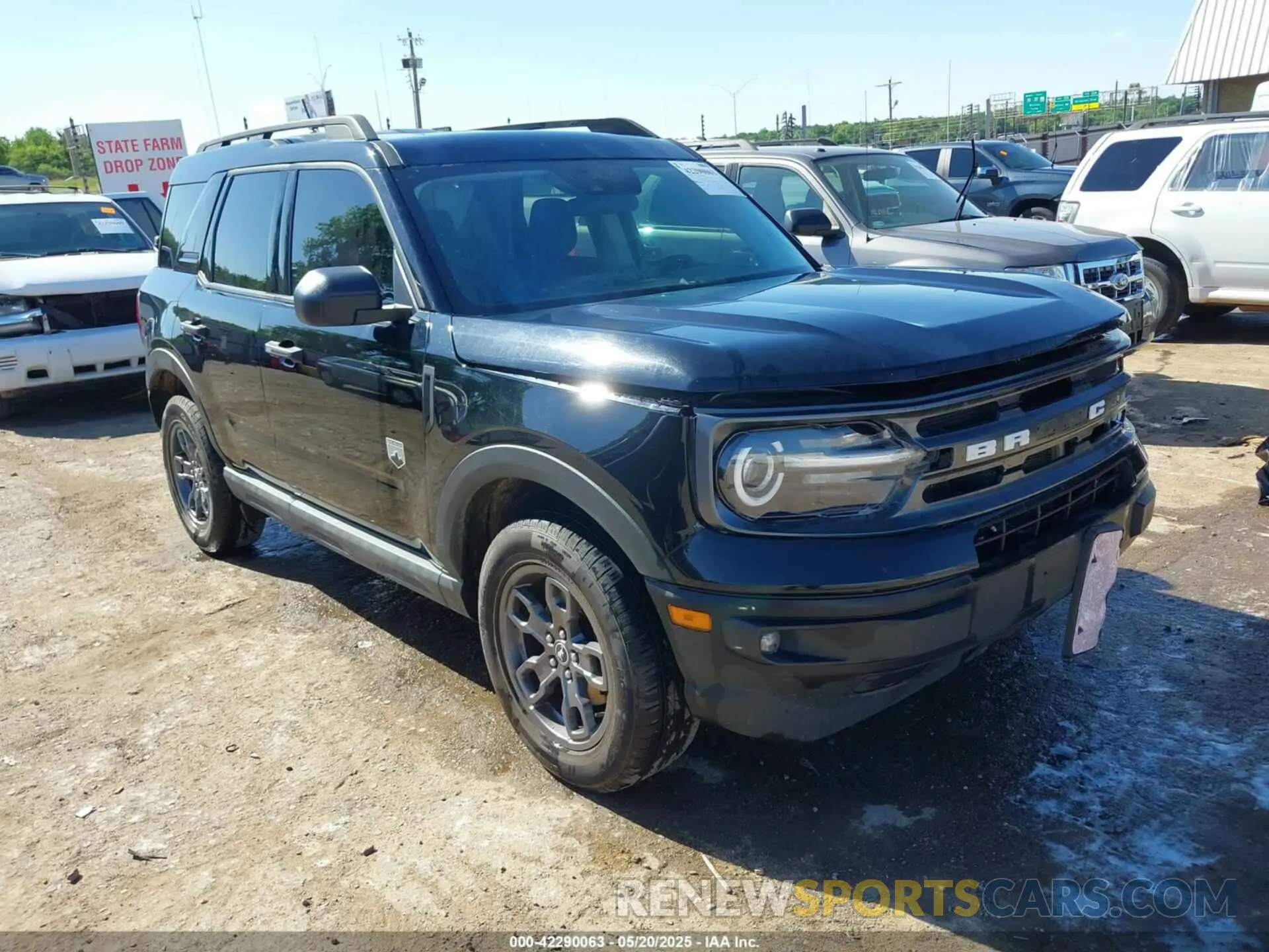 1 Photograph of a damaged car 3FMCR9B66NRD32360 FORD BRONCO SPORT 2022