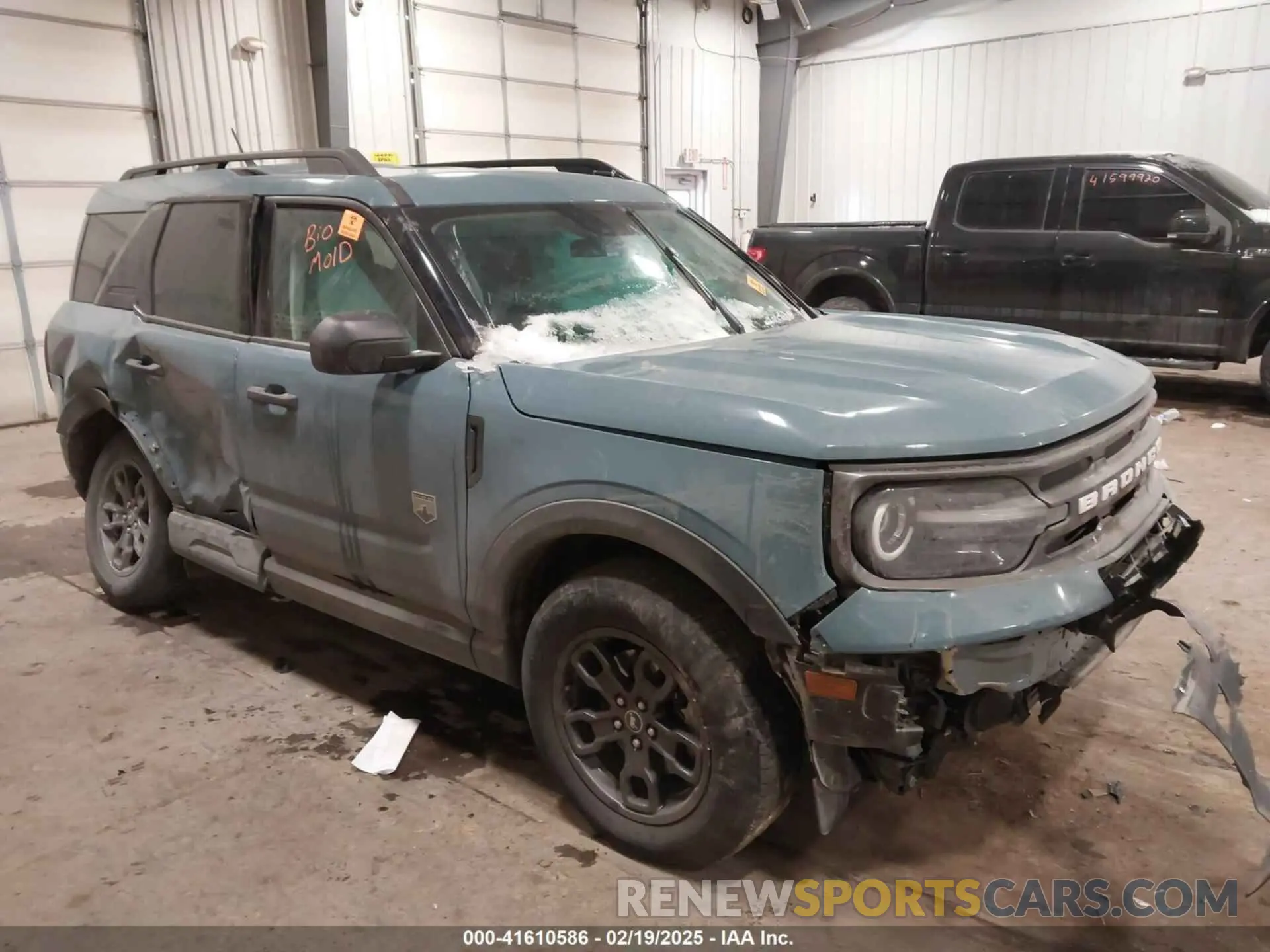 1 Photograph of a damaged car 3FMCR9B66NRD77427 FORD BRONCO SPORT 2022