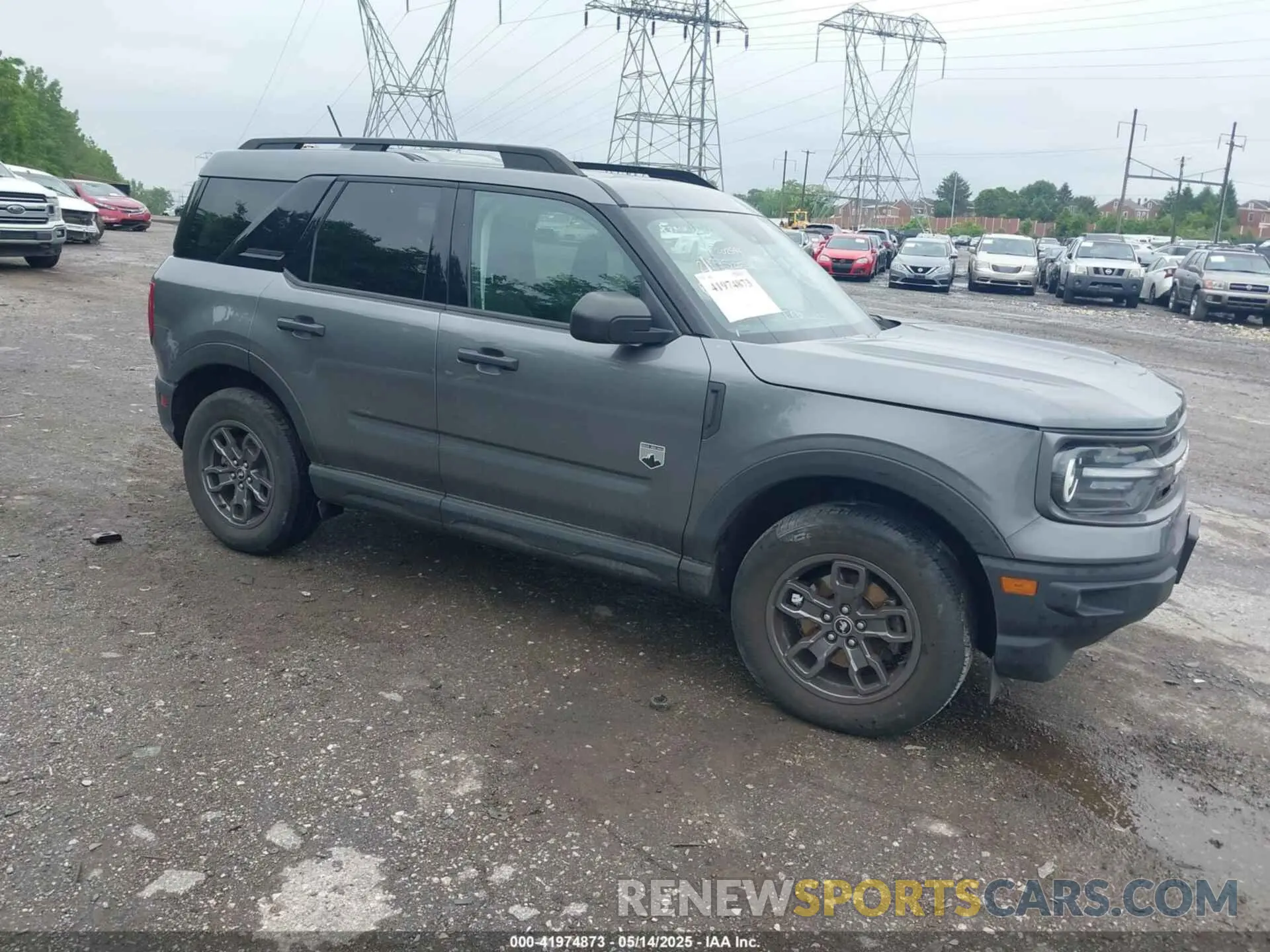 1 Photograph of a damaged car 3FMCR9B67NRD76500 FORD BRONCO SPORT 2022