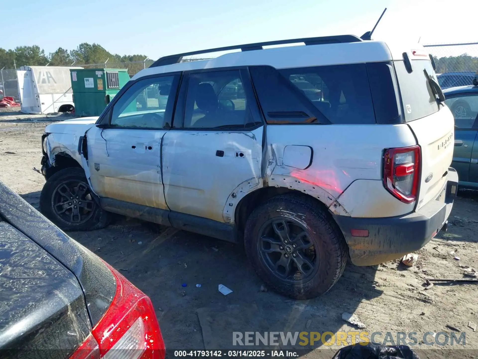 3 Photograph of a damaged car 3FMCR9B67NRE17756 FORD BRONCO SPORT 2022