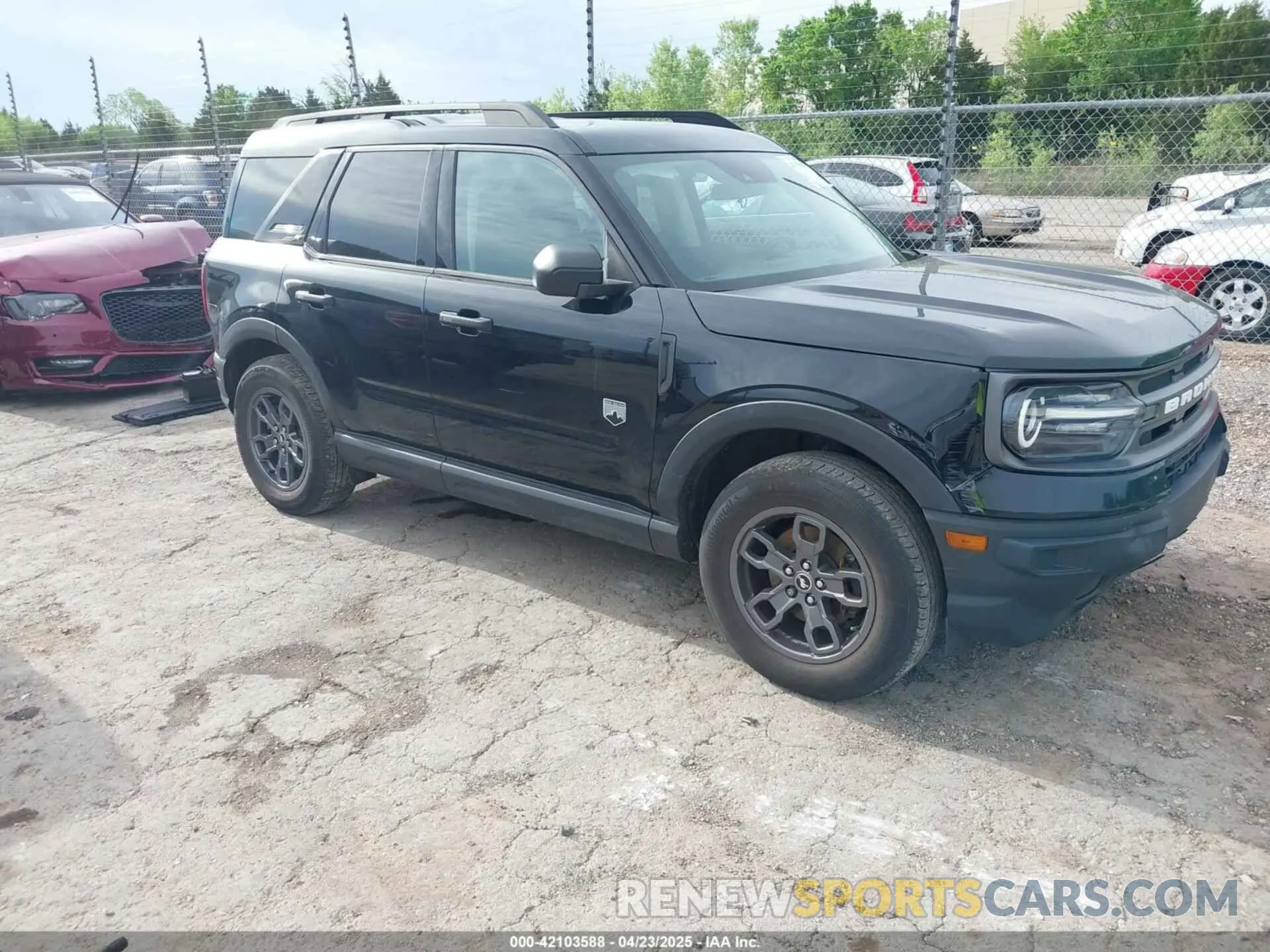 1 Photograph of a damaged car 3FMCR9B68NRD20484 FORD BRONCO SPORT 2022