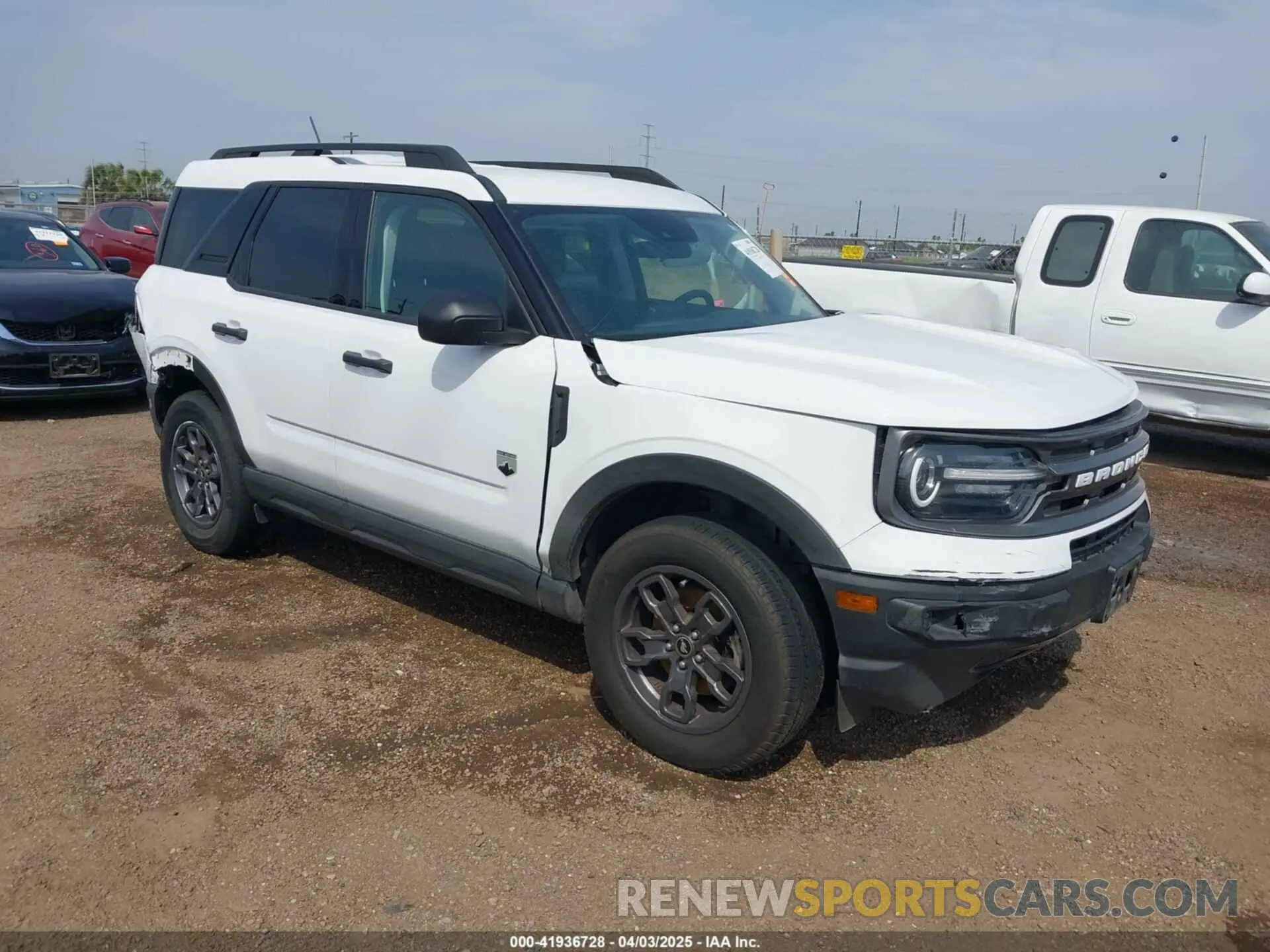 1 Photograph of a damaged car 3FMCR9B68NRD57051 FORD BRONCO SPORT 2022