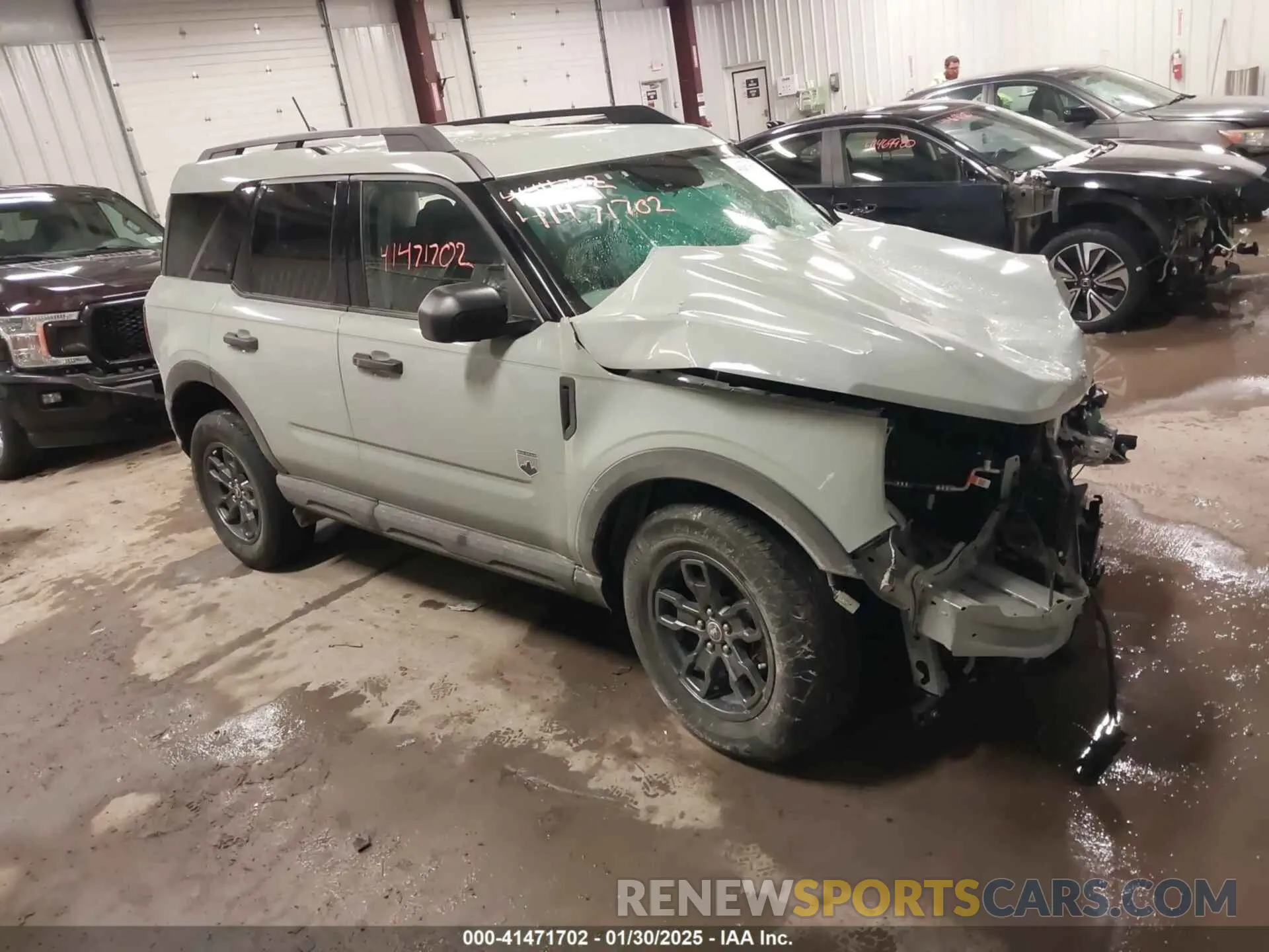 1 Photograph of a damaged car 3FMCR9B69NRD29999 FORD BRONCO SPORT 2022