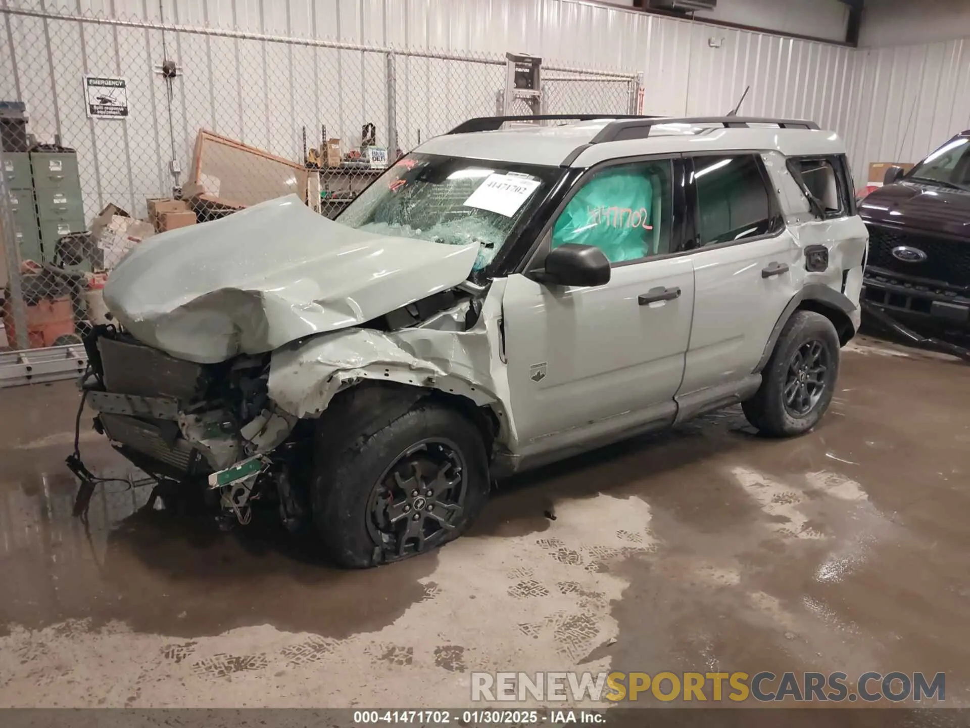 2 Photograph of a damaged car 3FMCR9B69NRD29999 FORD BRONCO SPORT 2022