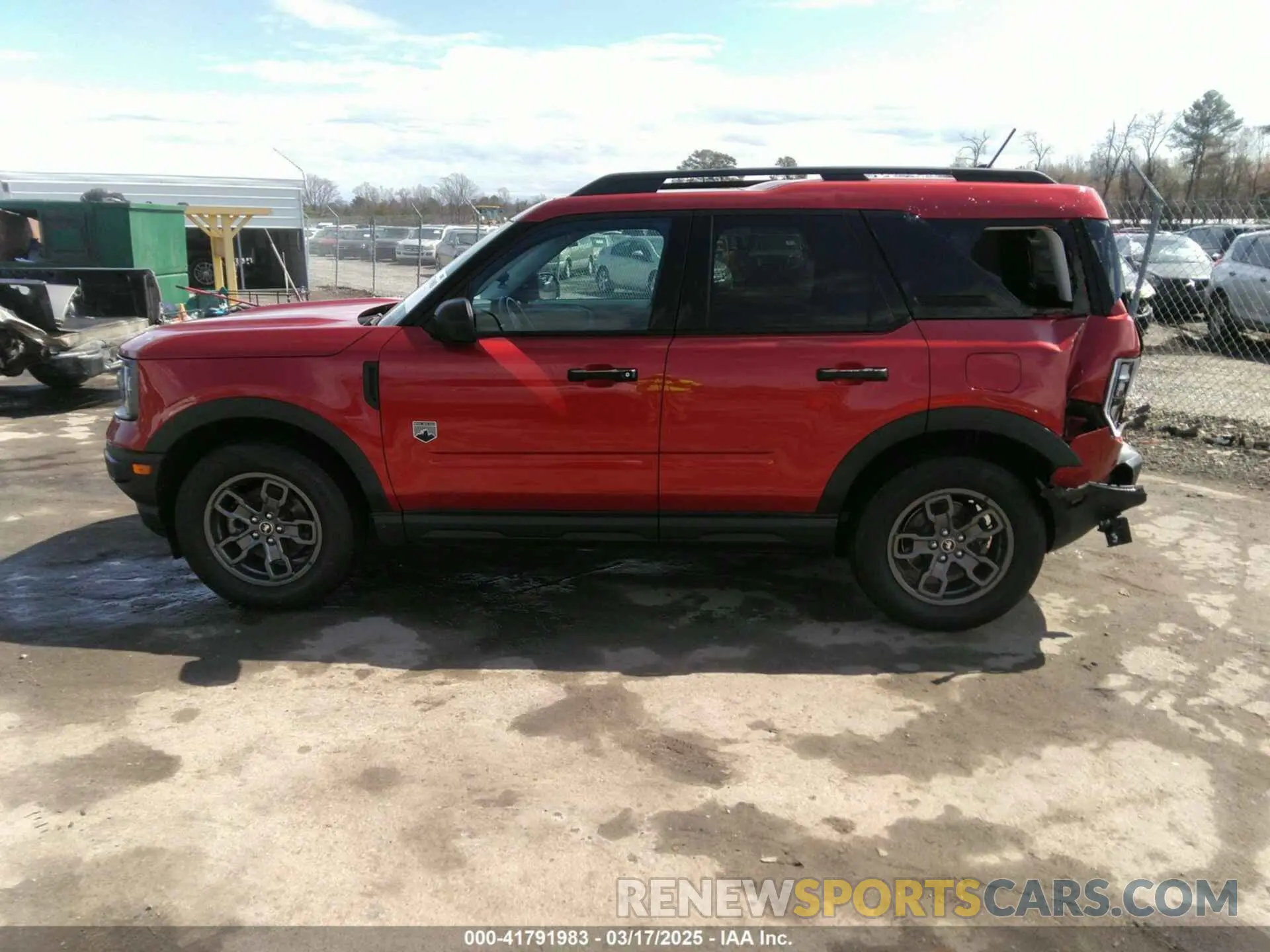 14 Photograph of a damaged car 3FMCR9B69NRE00862 FORD BRONCO SPORT 2022