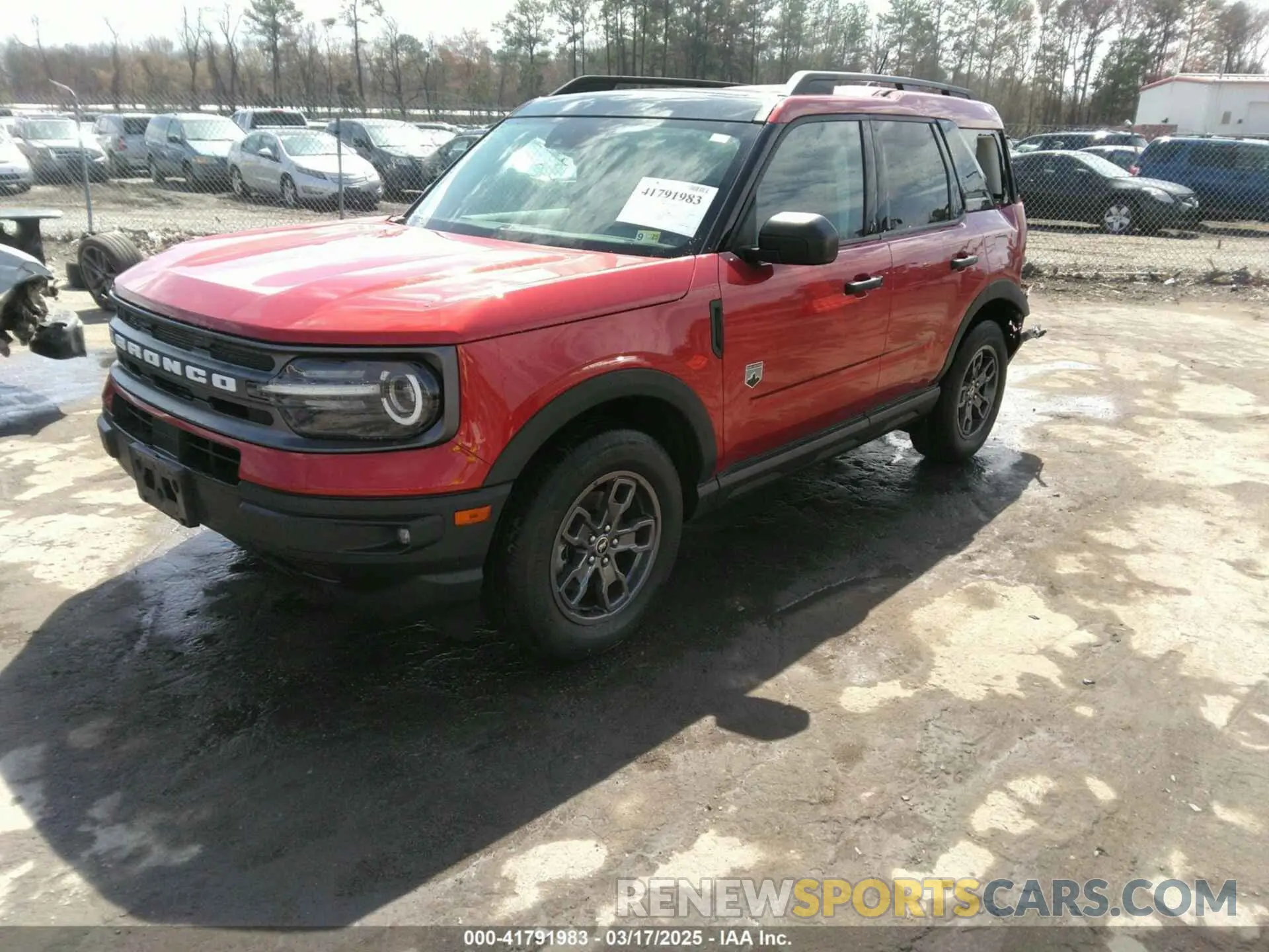 2 Photograph of a damaged car 3FMCR9B69NRE00862 FORD BRONCO SPORT 2022