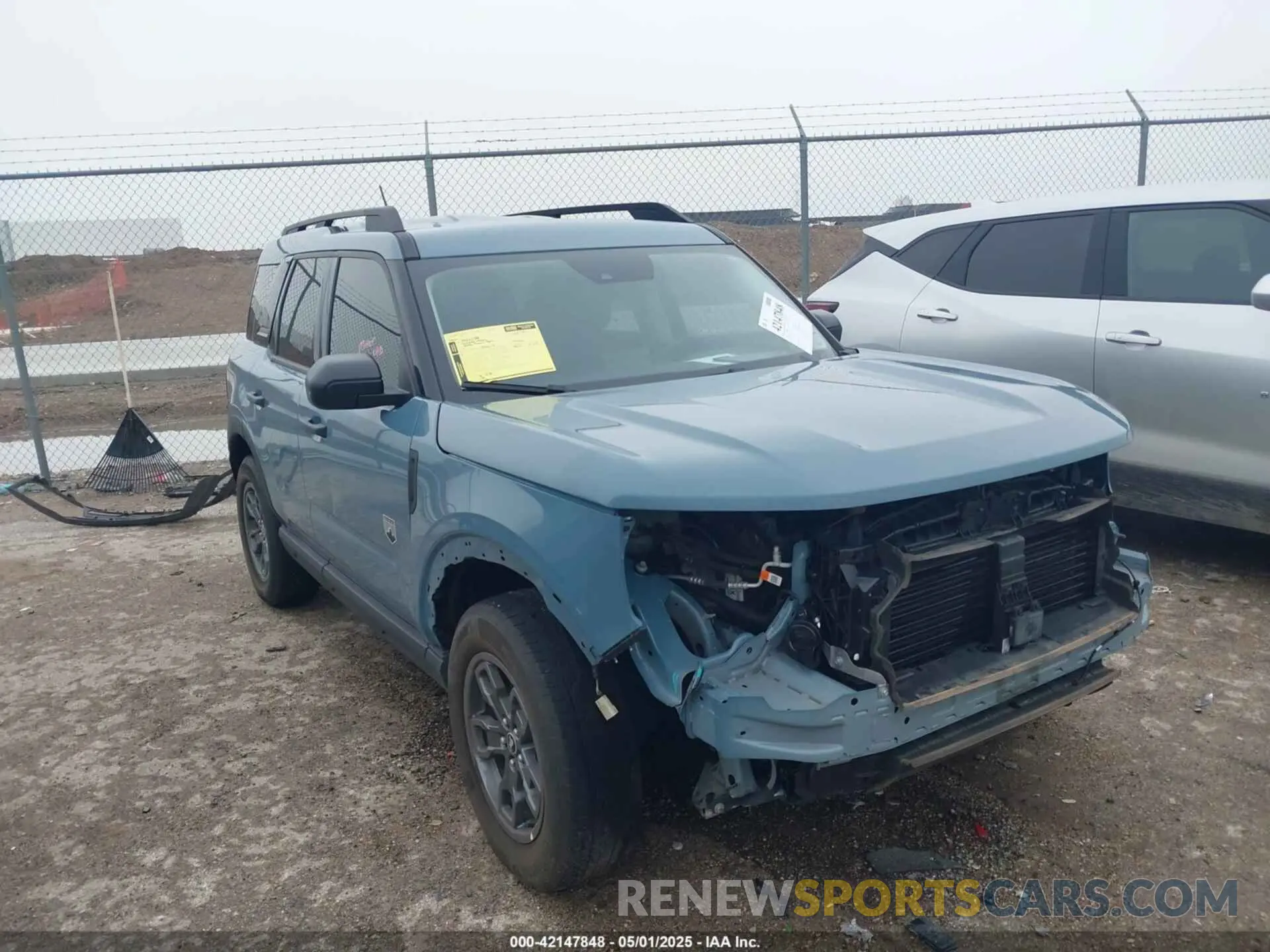 1 Photograph of a damaged car 3FMCR9B69NRE33358 FORD BRONCO SPORT 2022
