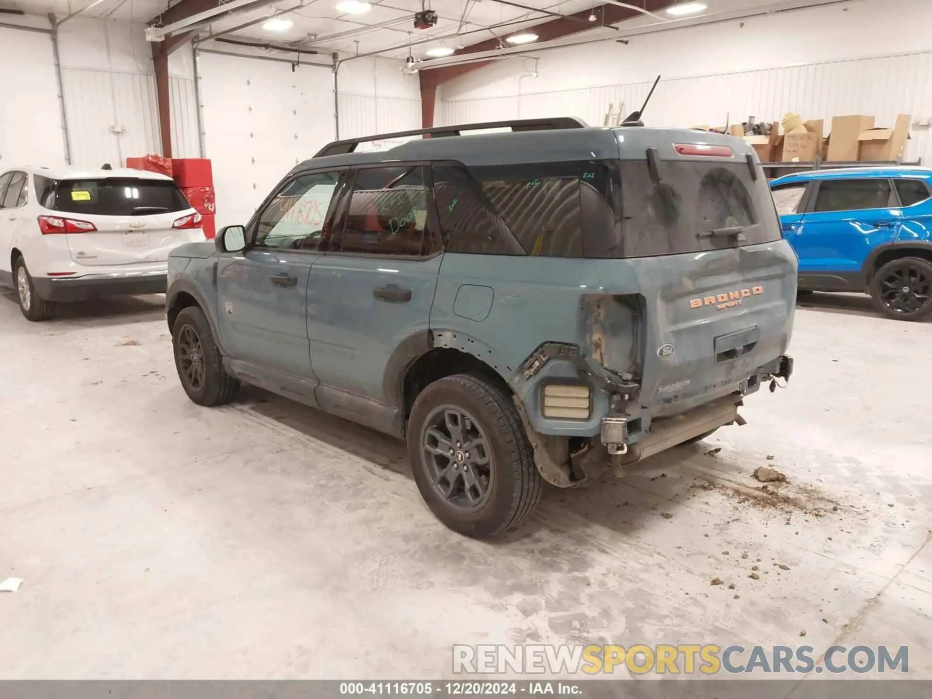 3 Photograph of a damaged car 3FMCR9B6XNRD22463 FORD BRONCO SPORT 2022