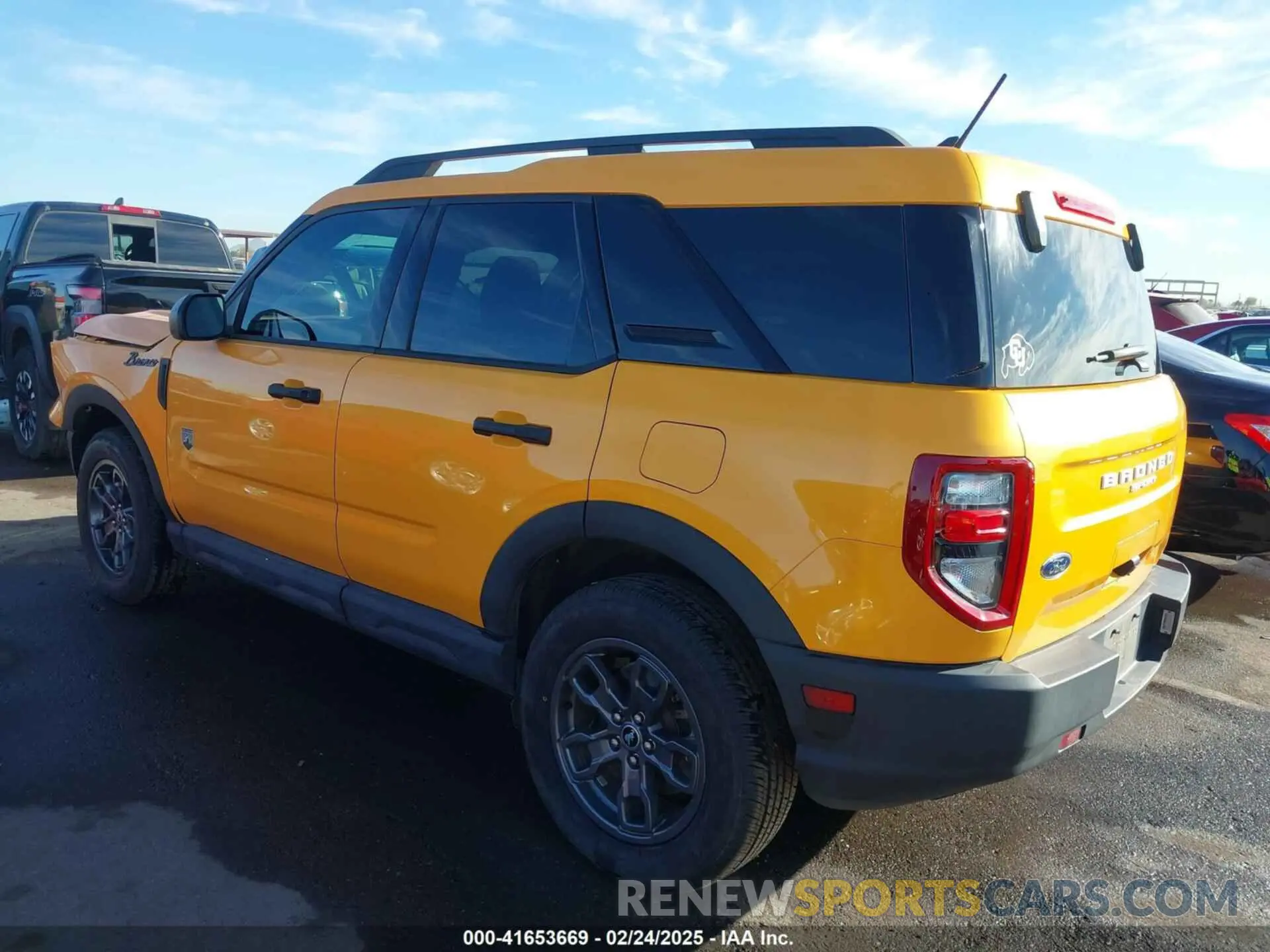 3 Photograph of a damaged car 3FMCR9B6XNRD50828 FORD BRONCO SPORT 2022