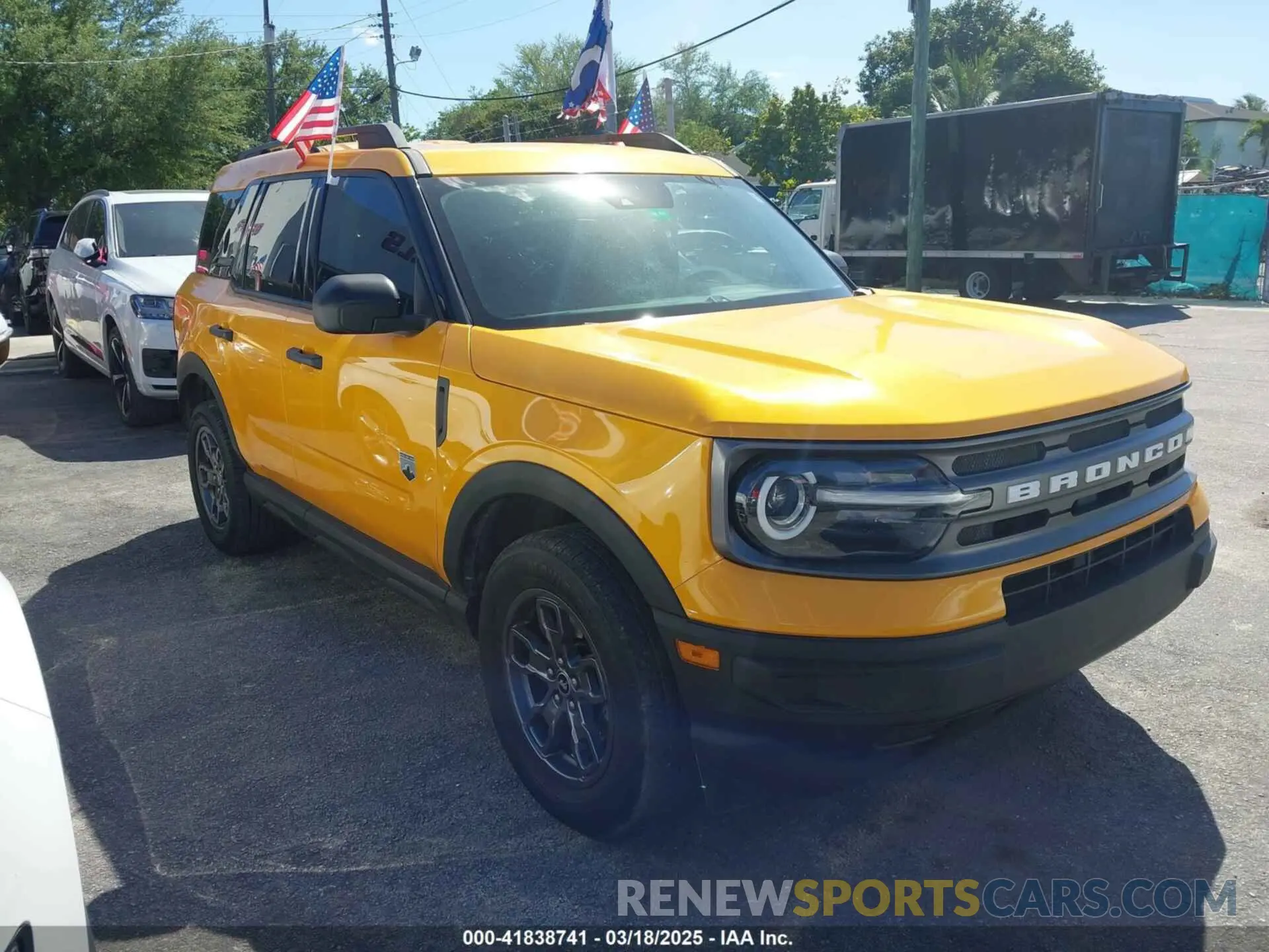 1 Photograph of a damaged car 3FMCR9B6XNRD95185 FORD BRONCO SPORT 2022