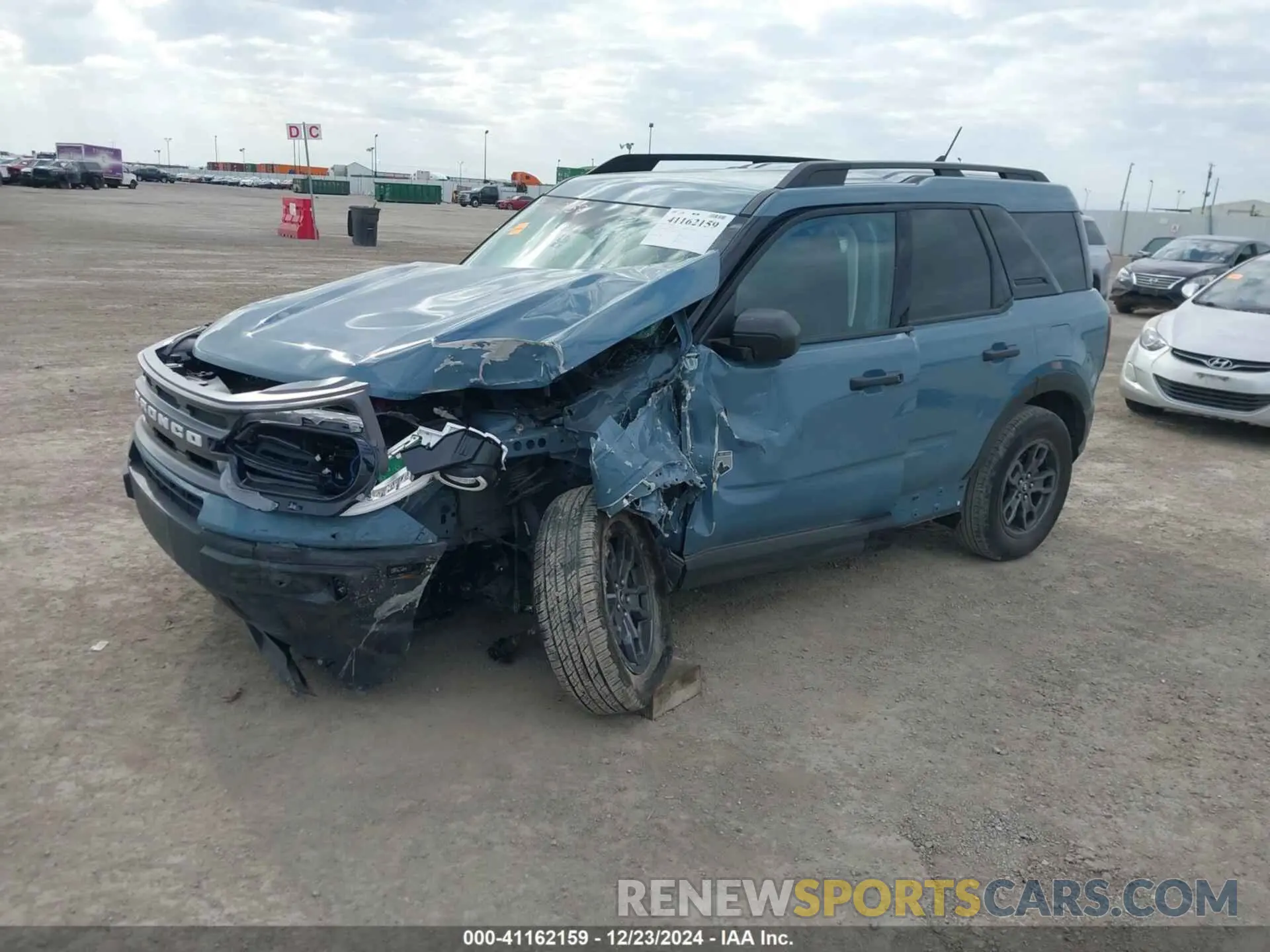 2 Photograph of a damaged car 3FMCR9B6XNRE04984 FORD BRONCO SPORT 2022