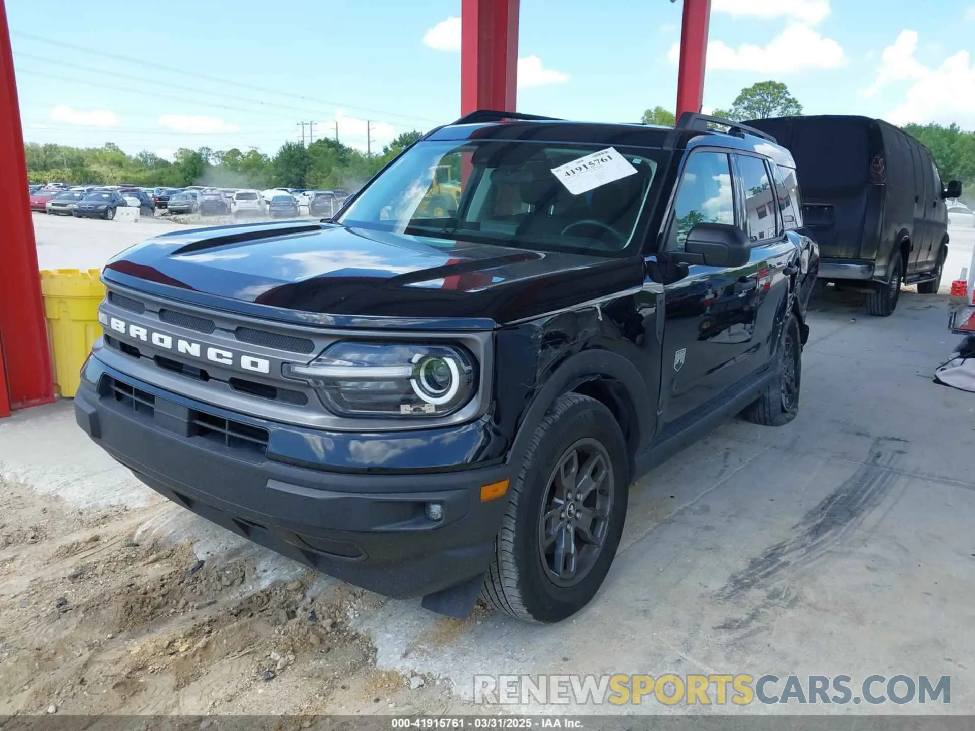 2 Photograph of a damaged car 3FMCR9B6XNRE36866 FORD BRONCO SPORT 2022