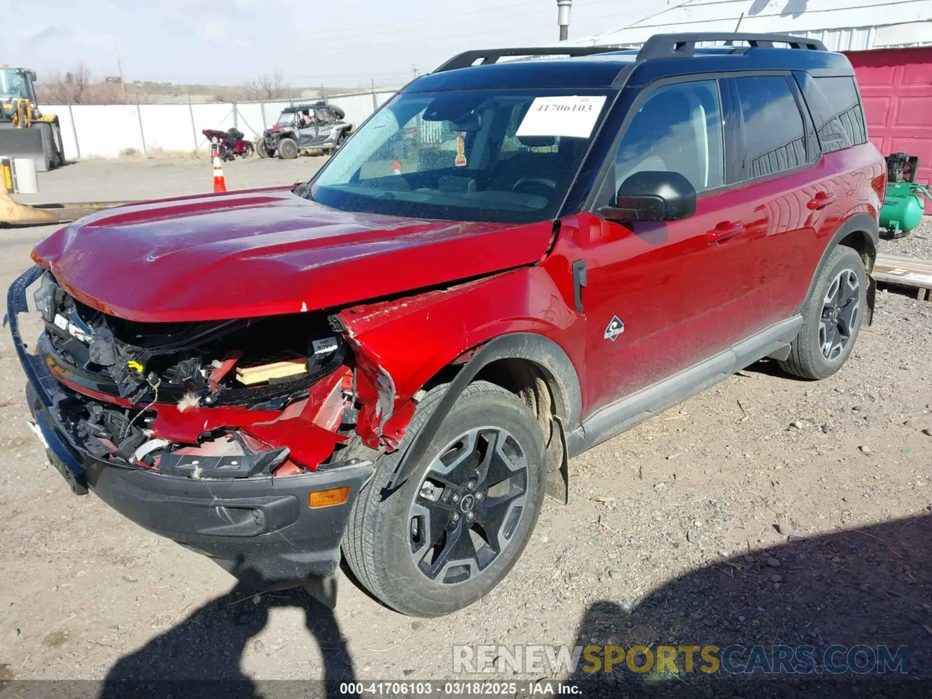2 Photograph of a damaged car 3FMCR9C61NRD13990 FORD BRONCO SPORT 2022
