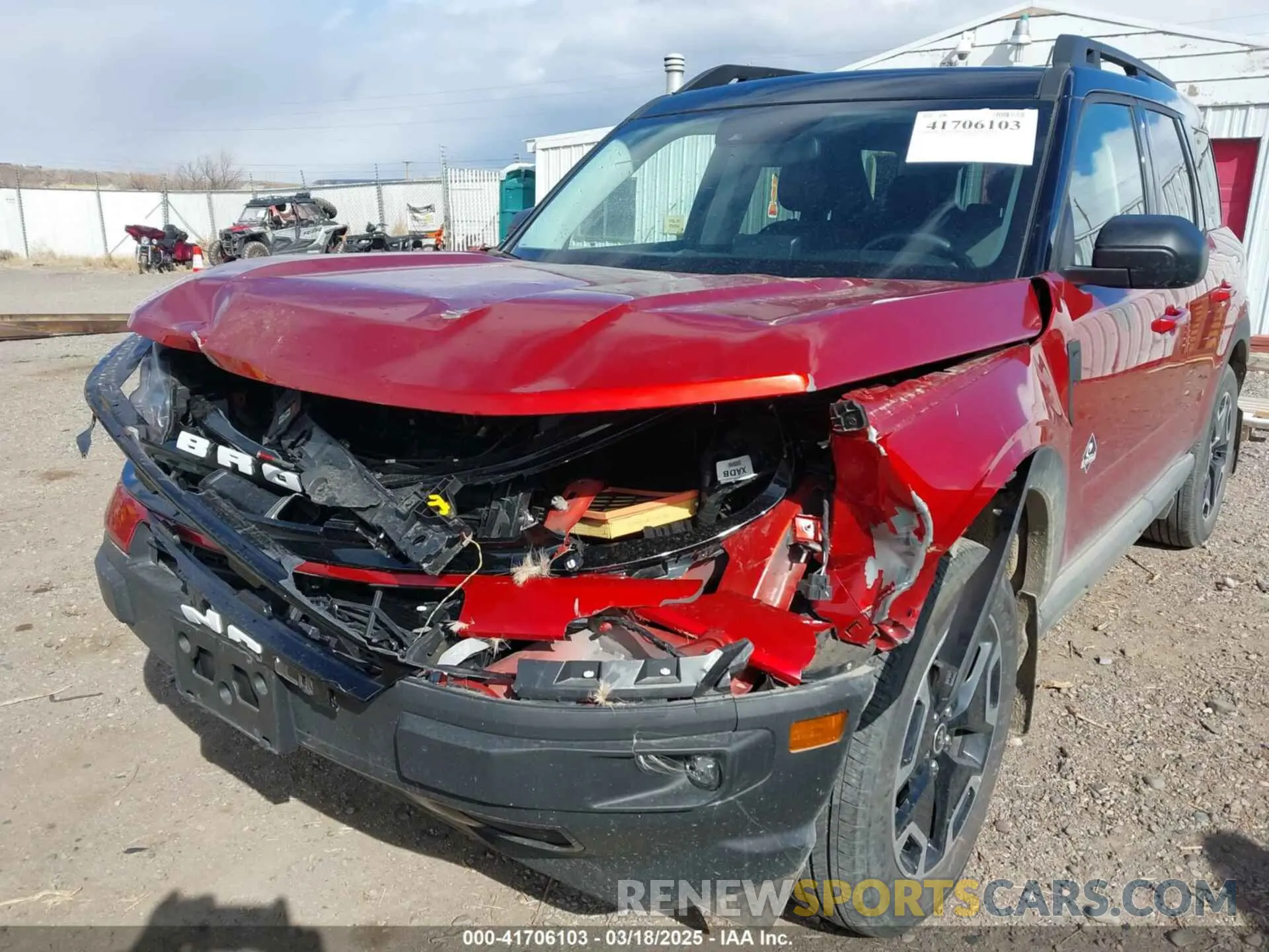 6 Photograph of a damaged car 3FMCR9C61NRD13990 FORD BRONCO SPORT 2022
