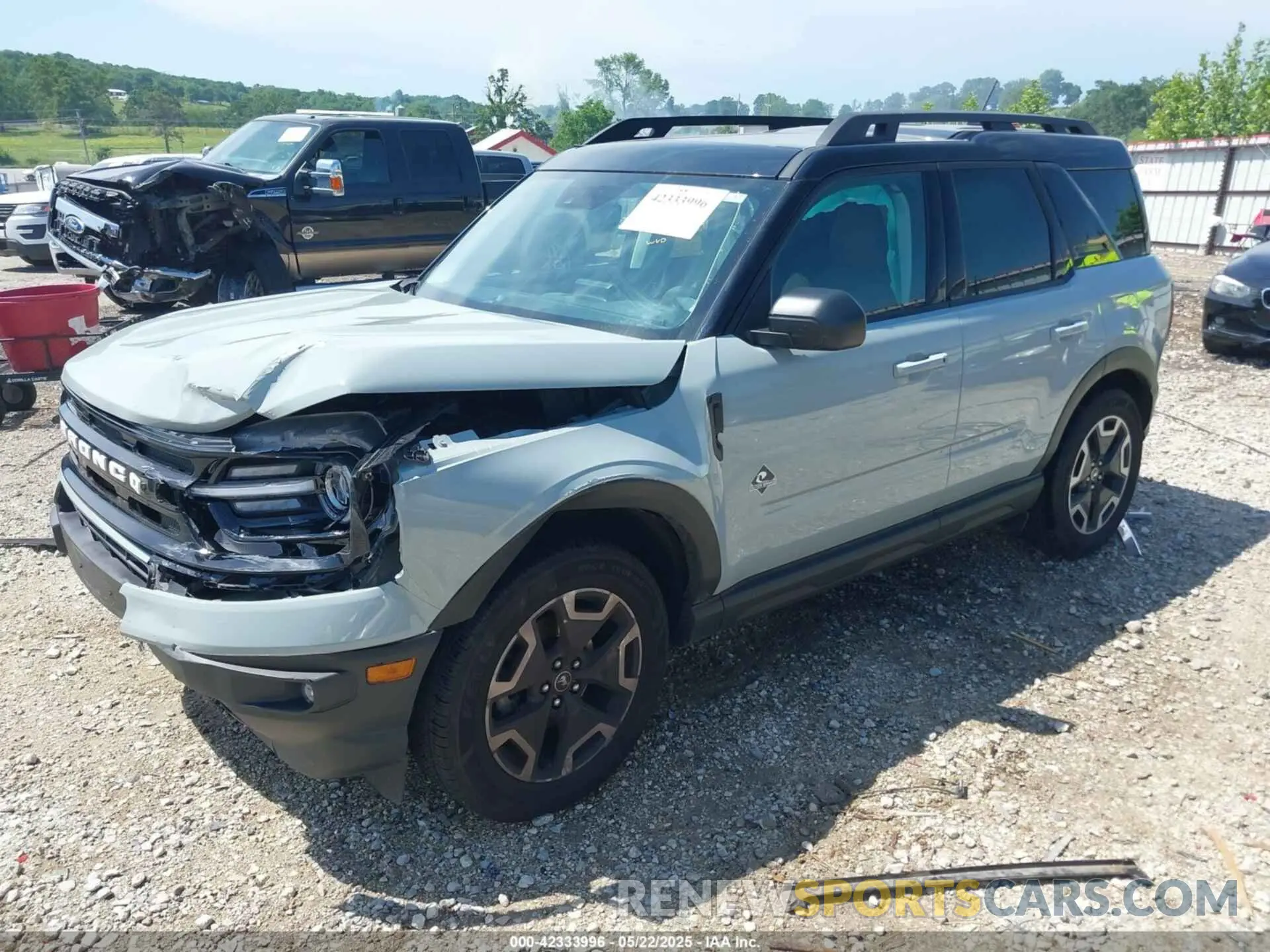 2 Photograph of a damaged car 3FMCR9C61NRD43751 FORD BRONCO SPORT 2022